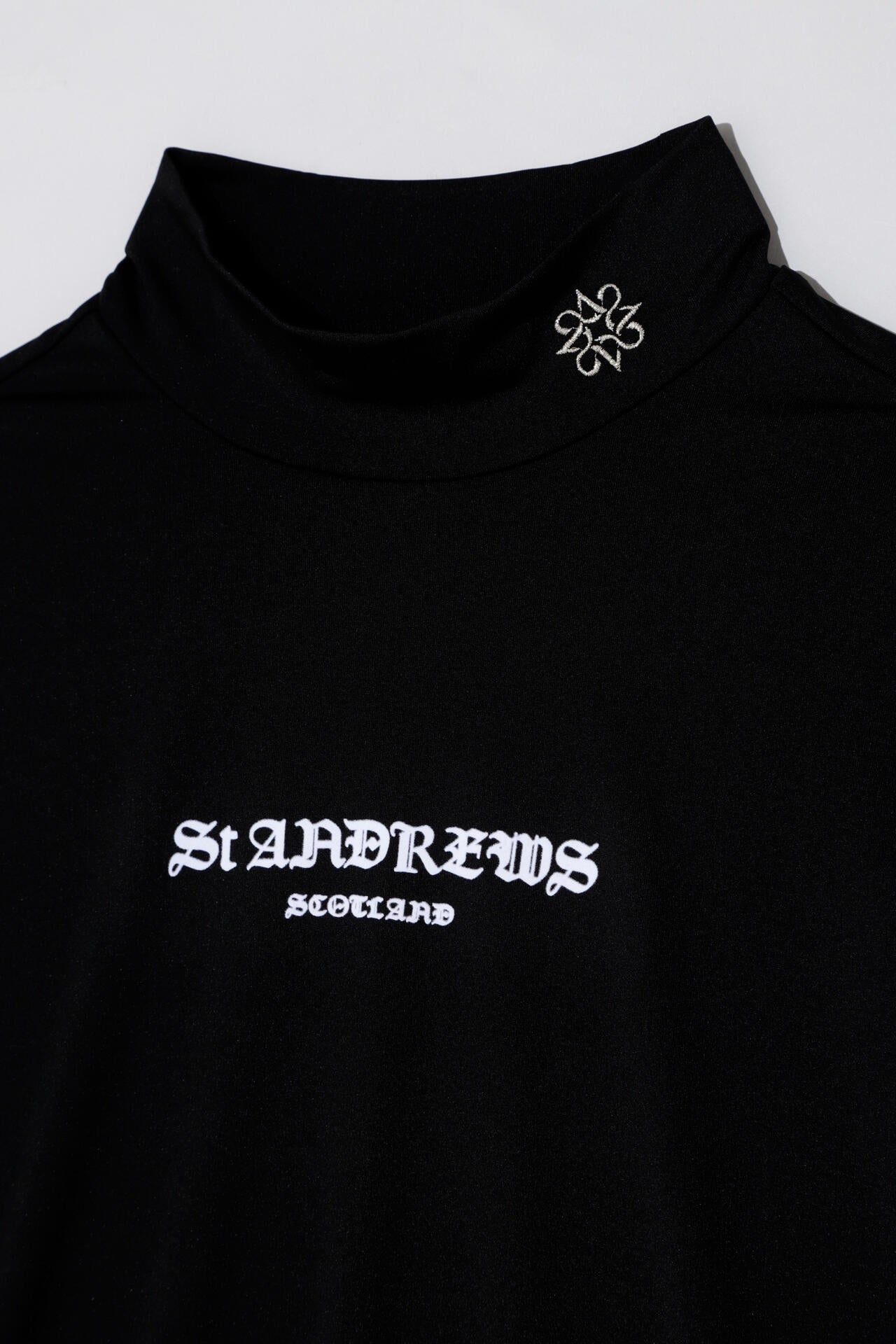 カチオンポリエステルベア天長袖ハイネックカットソー (WOMENS)