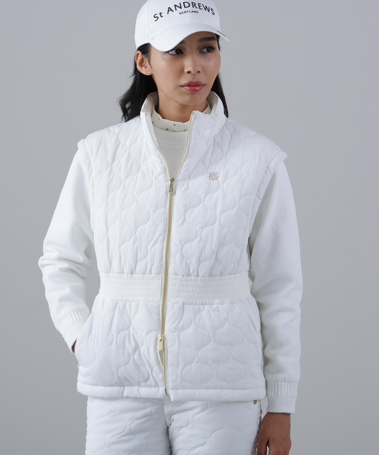 ウェーブストレッチ中綿ブルゾン (WOMENS) | St ANDREWS（セント
