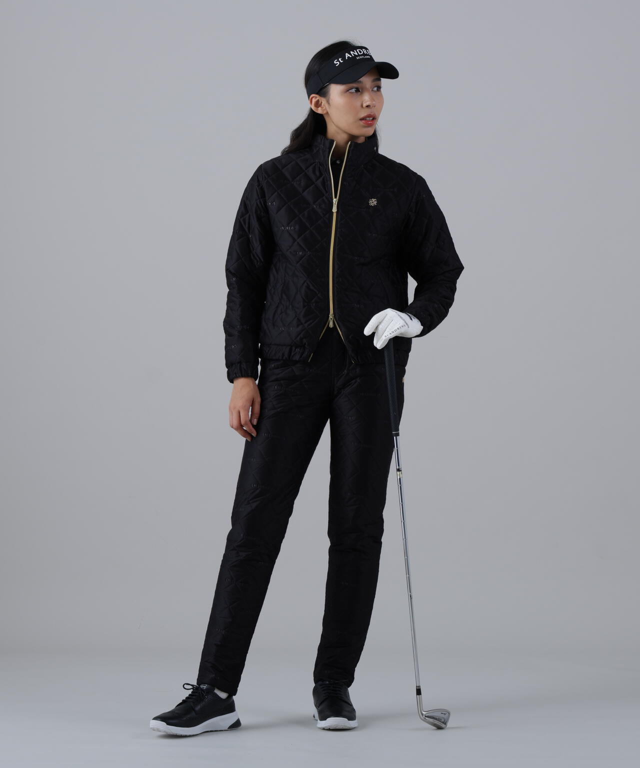 ロゴピンソニック中綿ブルゾン (WOMENS)