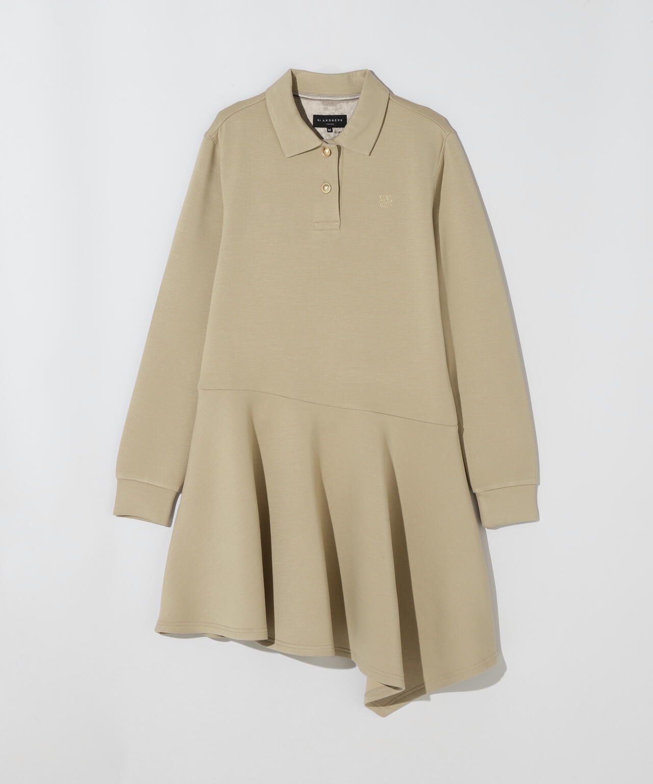 ダンボールニットポロワンピース (WOMENS)