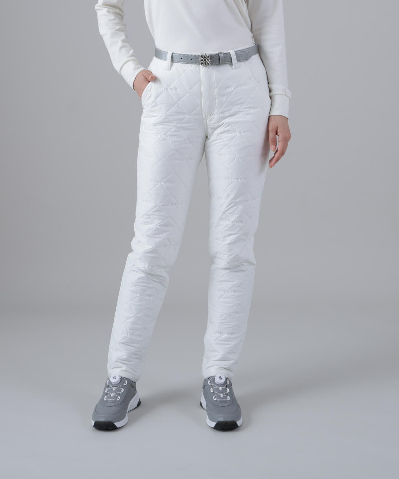 ロゴピンソニック中綿パンツ (WOMENS)