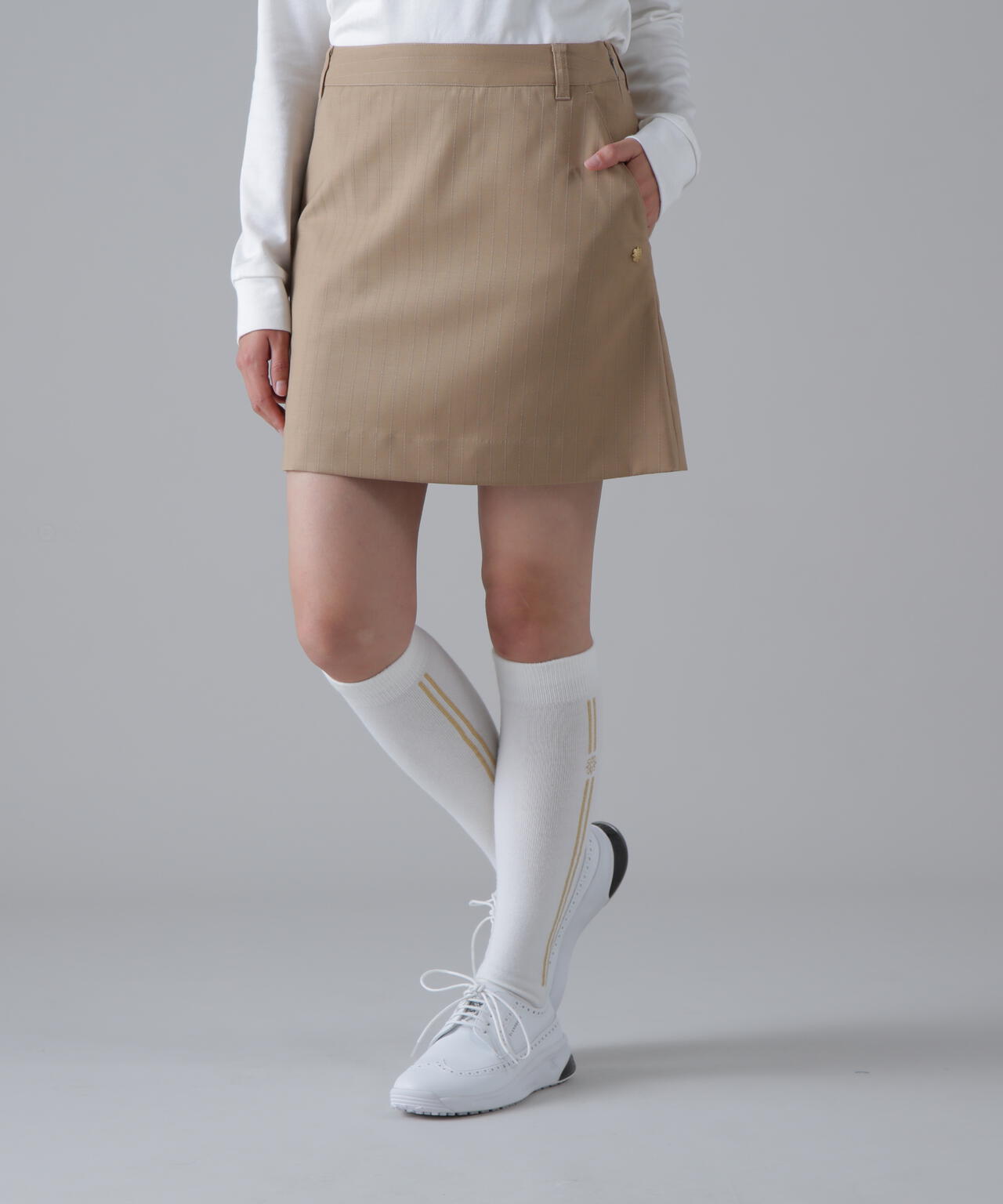 ピンストライプスカート (WOMENS)