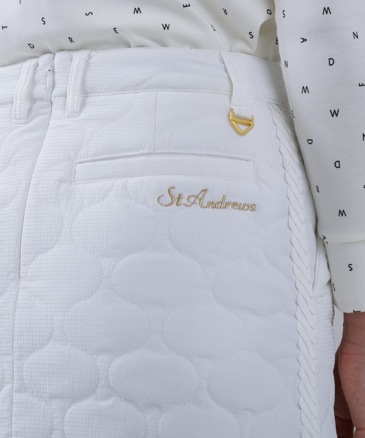 ウェーブストレッチ中綿スカート (WOMENS)