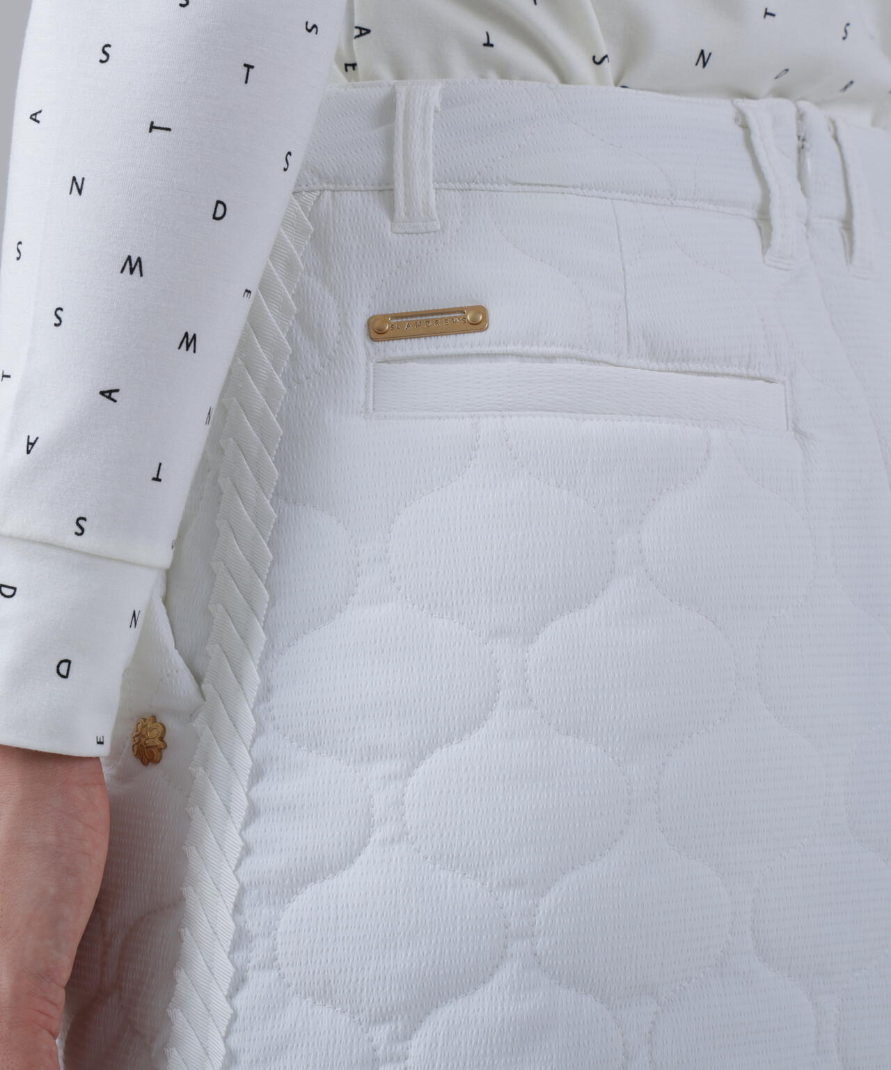 ウェーブストレッチ中綿スカート (WOMENS)