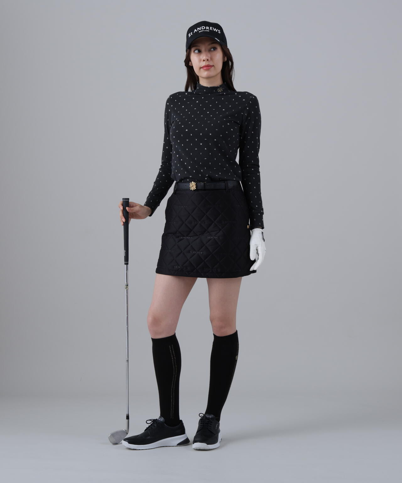 ロゴピンソニック中綿スカート (WOMENS)