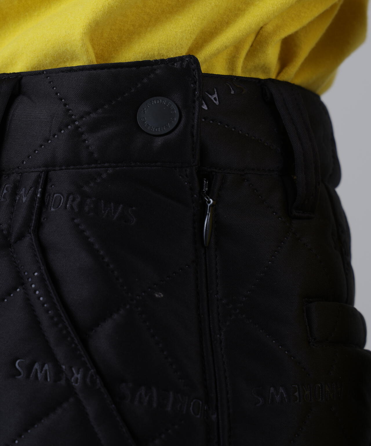 値下げ新品　セントアンドリュース　中綿スカートМ　黒ブラック　定価33000円 ロゴピンソニック中綿スカート (WOMENS) | St ANDREWS（セント