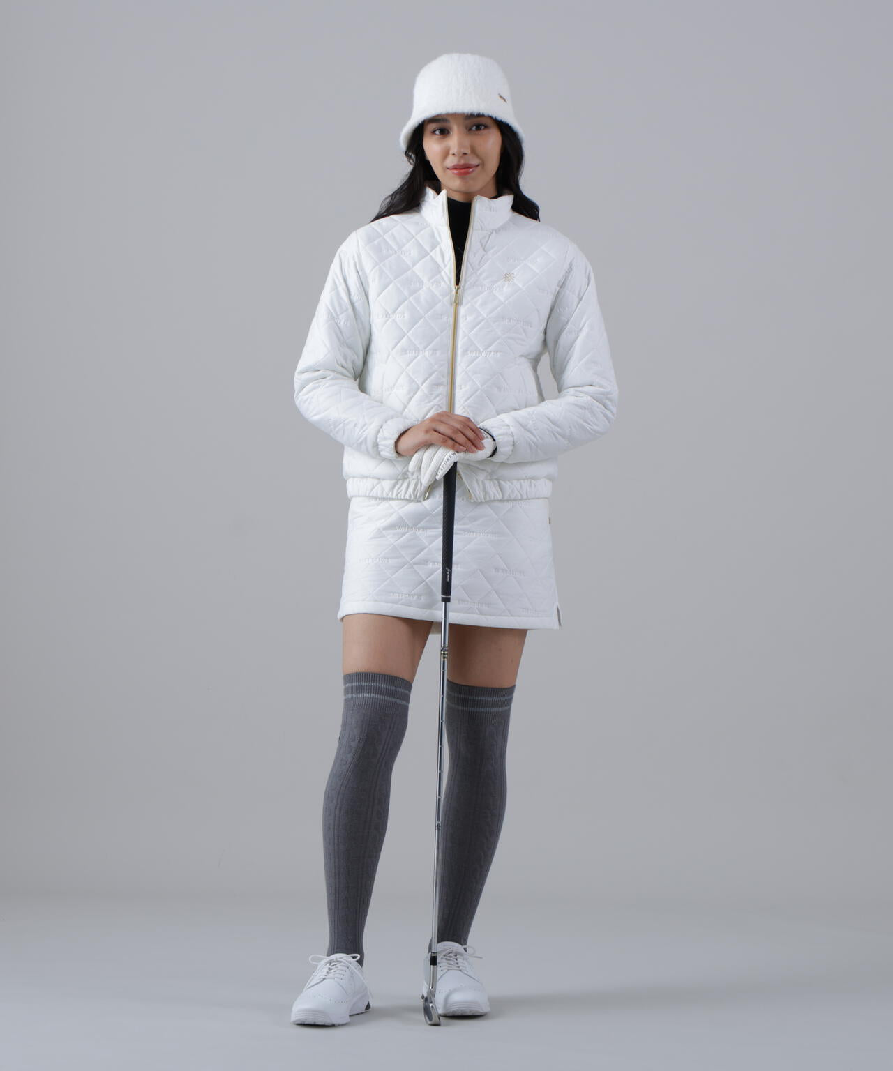 ロゴピンソニック中綿スカート (WOMENS)