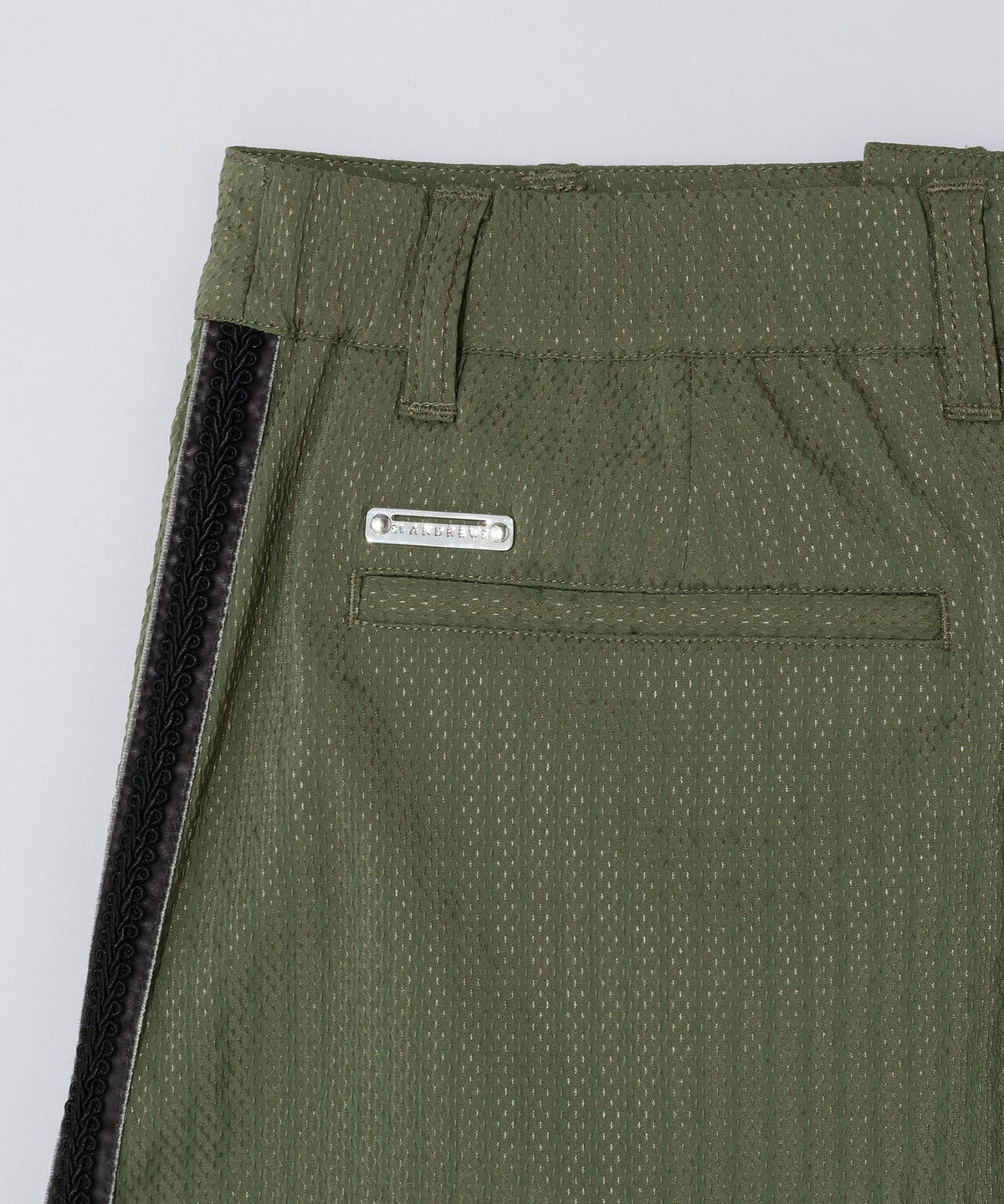 ドットストライプジャカード台形スカート (WOMENS)