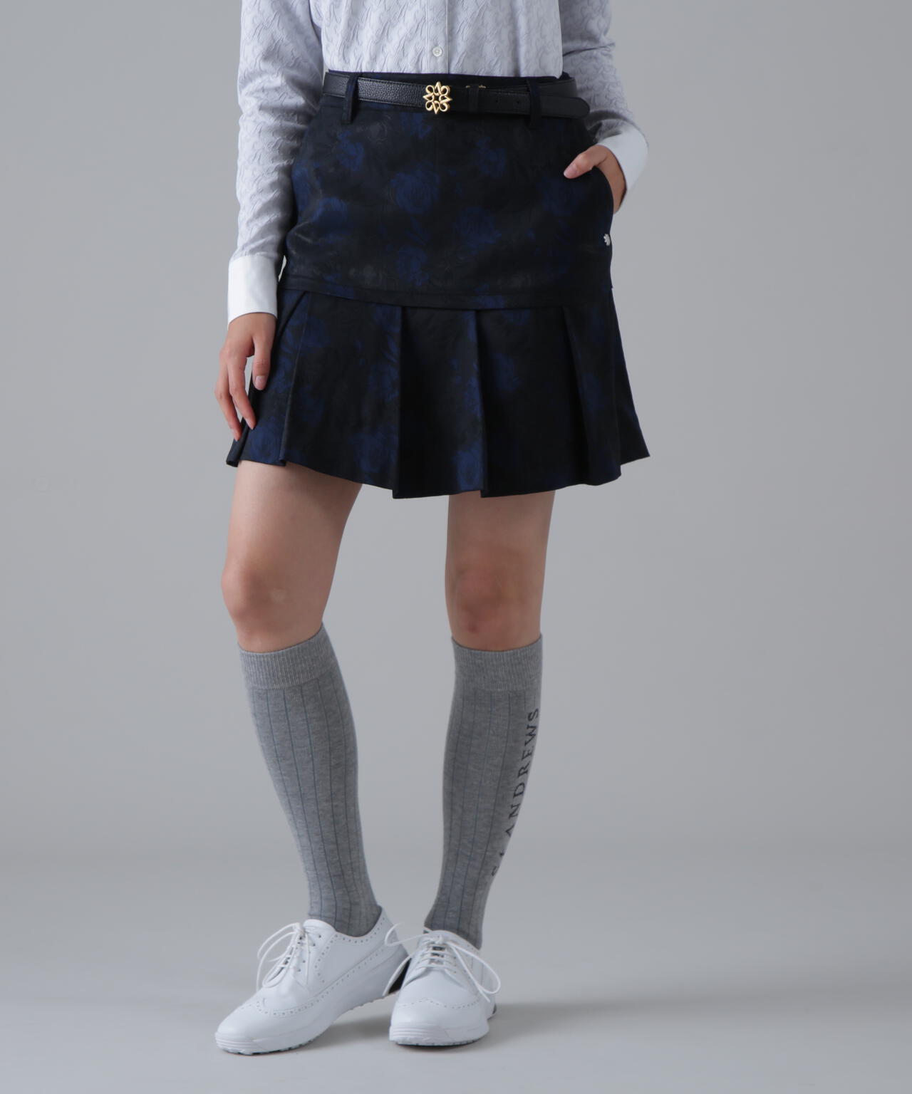 ボニースコットランドジャガードスカート (WOMENS)