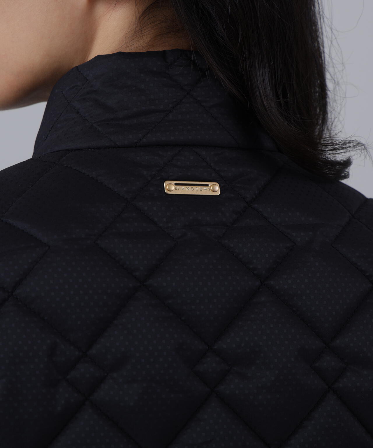 ドットストレッチキルトベスト (WOMENS)