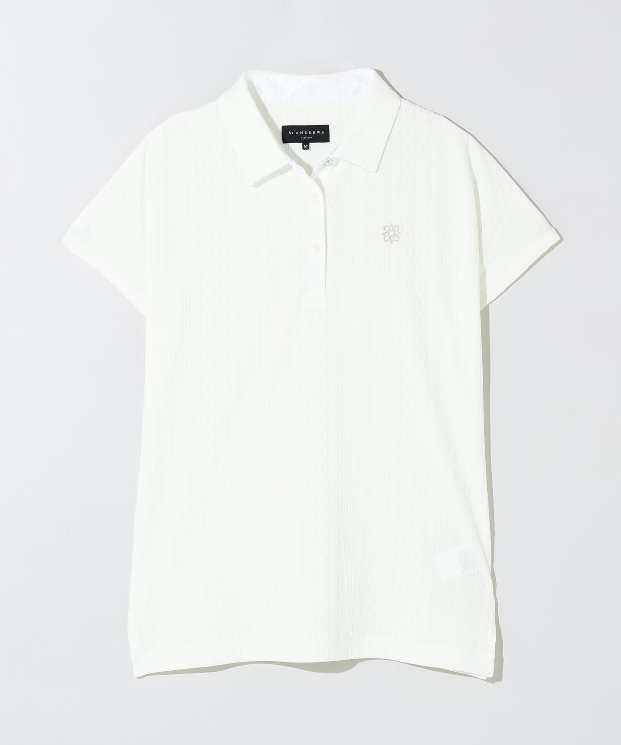 縄柄リンクス半袖シャツ (WOMENS)