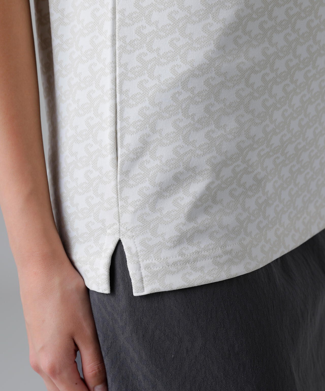 SA ロゴトッドジャガード半袖シャツ (WOMENS) | St ANDREWS