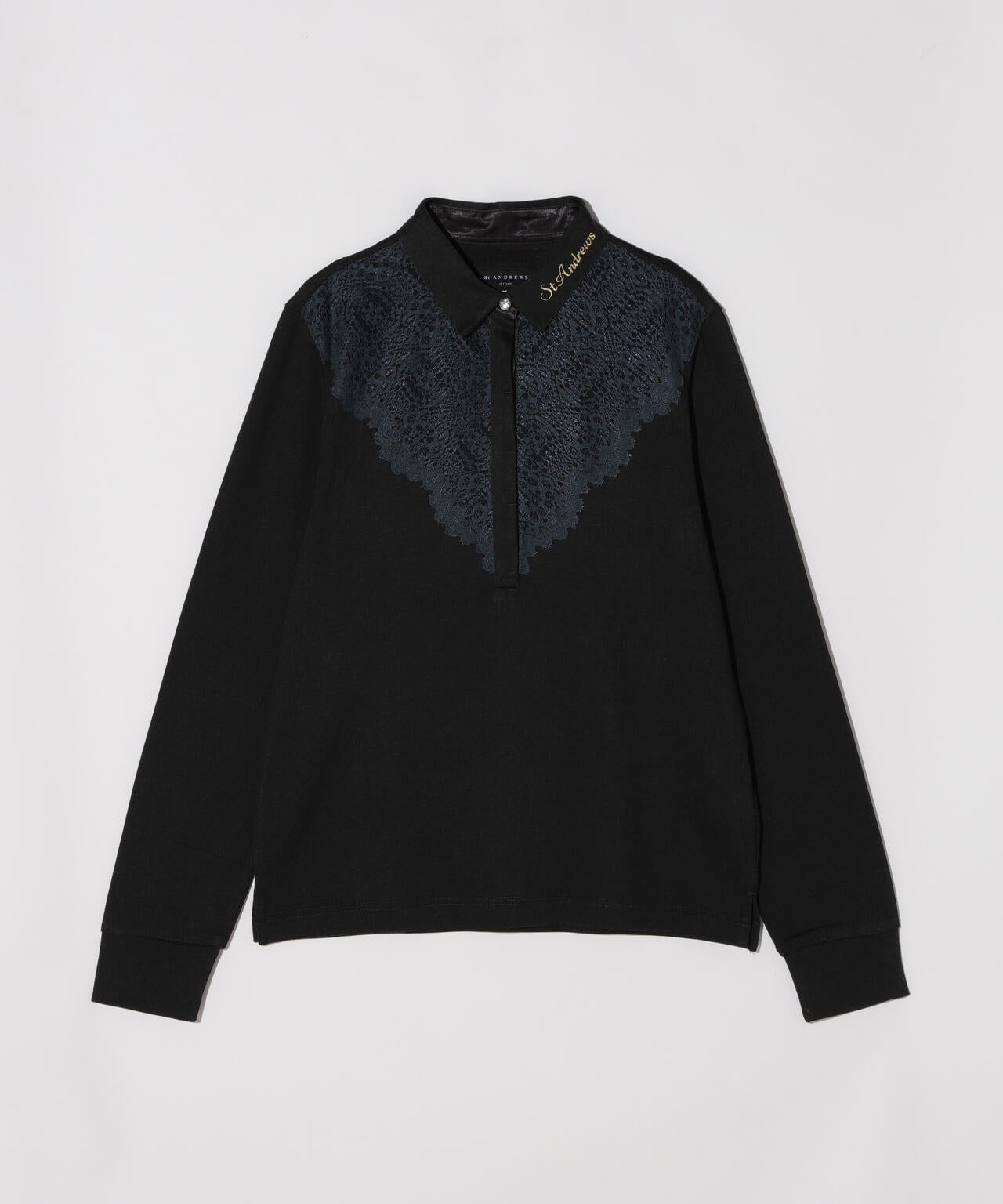 リファインジャージ×レース長袖シャツ (WOMENS) | St ANDREWS（セント