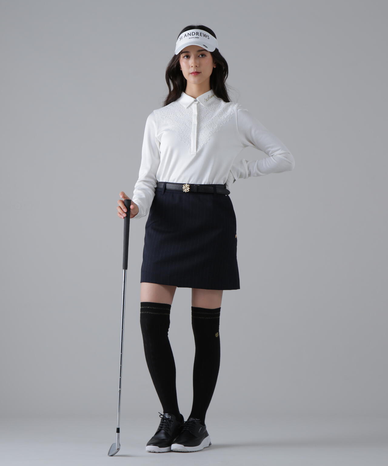 リファインジャージ×レース長袖シャツ (WOMENS) | St ANDREWS（セント