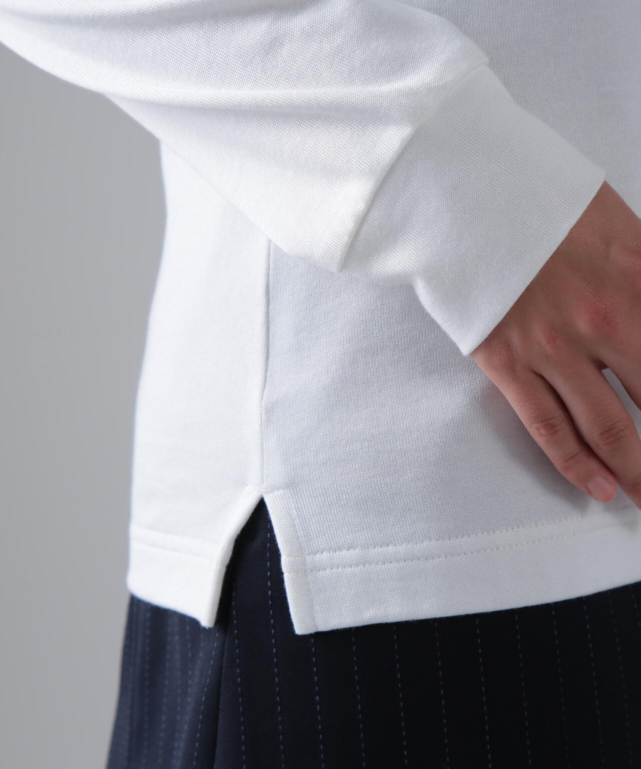 リファインジャージ×レース長袖シャツ (WOMENS) | St ANDREWS（セント