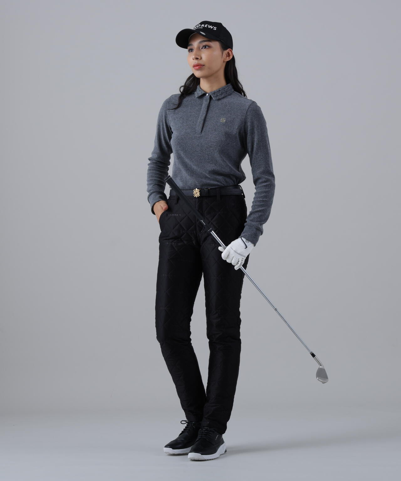 パイル長袖ポロシャツ (WOMENS) | St ANDREWS（セントアンドリュース