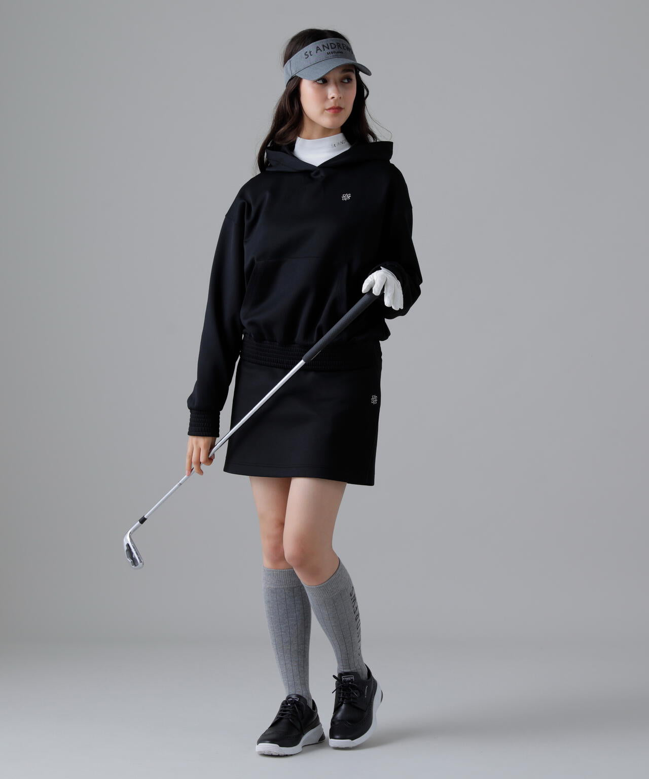 セントアンドリュース　ニット St ANDREWS セントアンドリュース セーター 黒 カシミヤ100