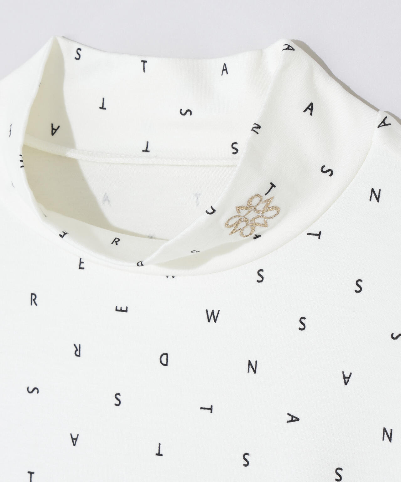 ソリストヒートミニロゴプリント長袖ハイネックカットソー (WOMENS)