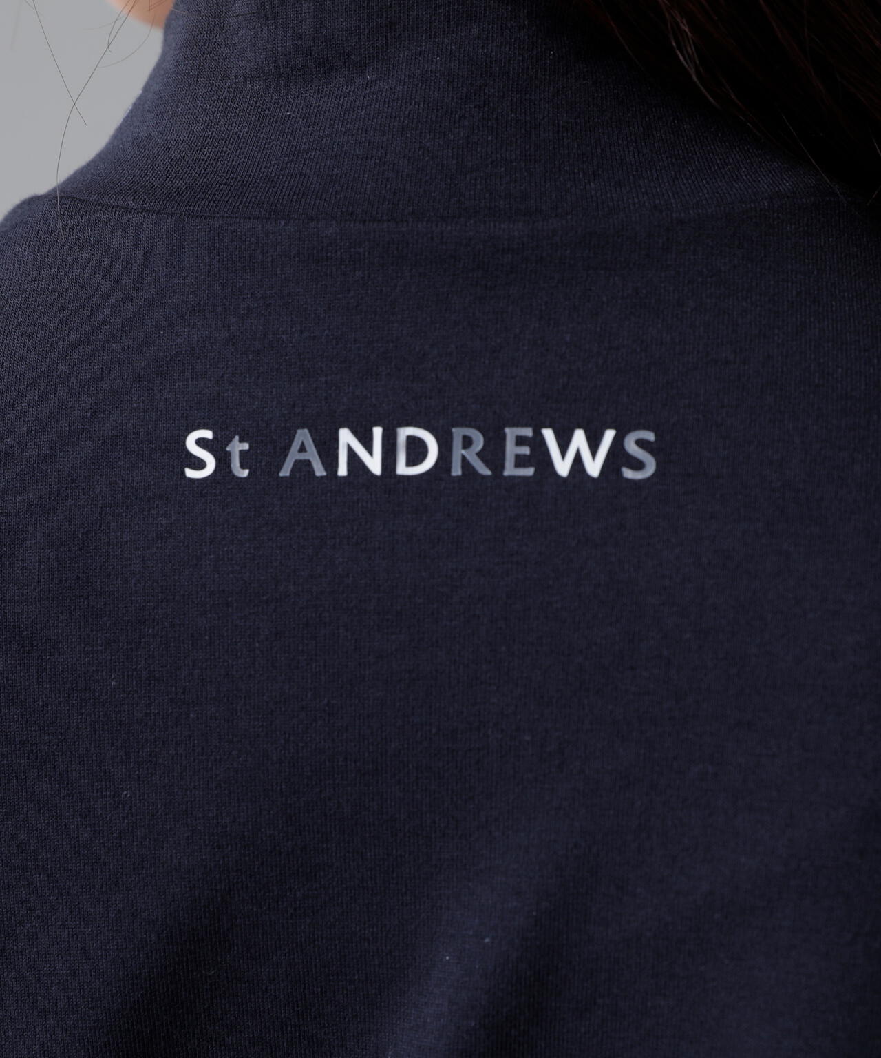 ベア天竺長袖ハイネックカットソー (WOMENS)