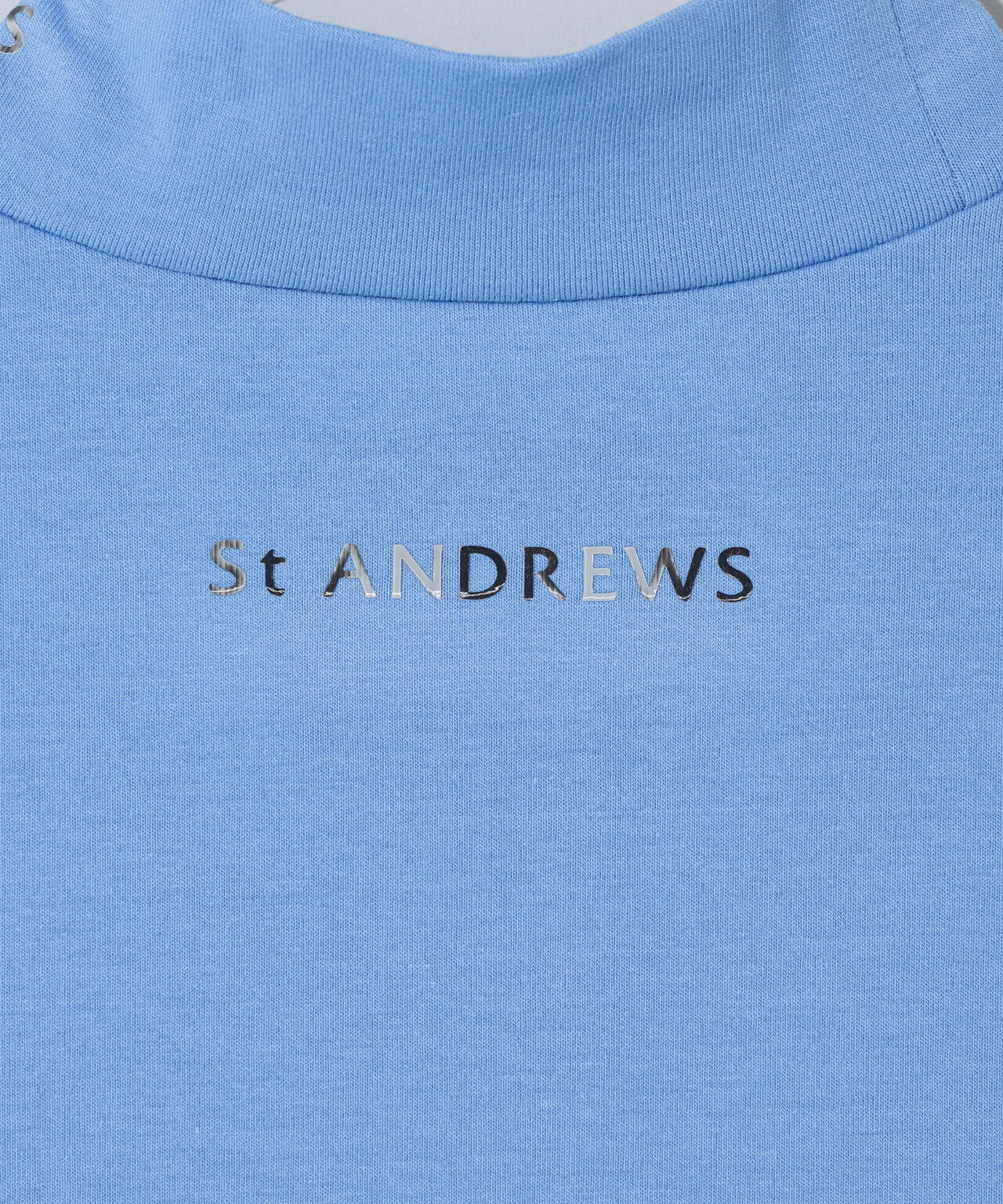 ベア天竺長袖ハイネックカットソー (WOMENS)