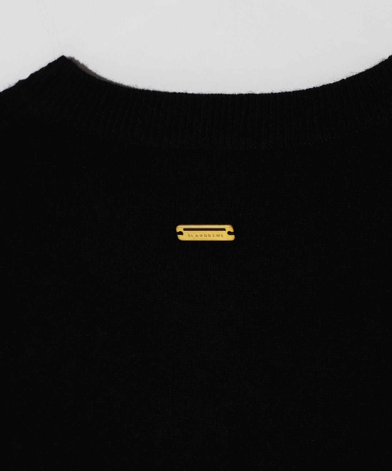 9Gアイレットリブ花柄クルーネックニットプルオーバー (WOMENS)