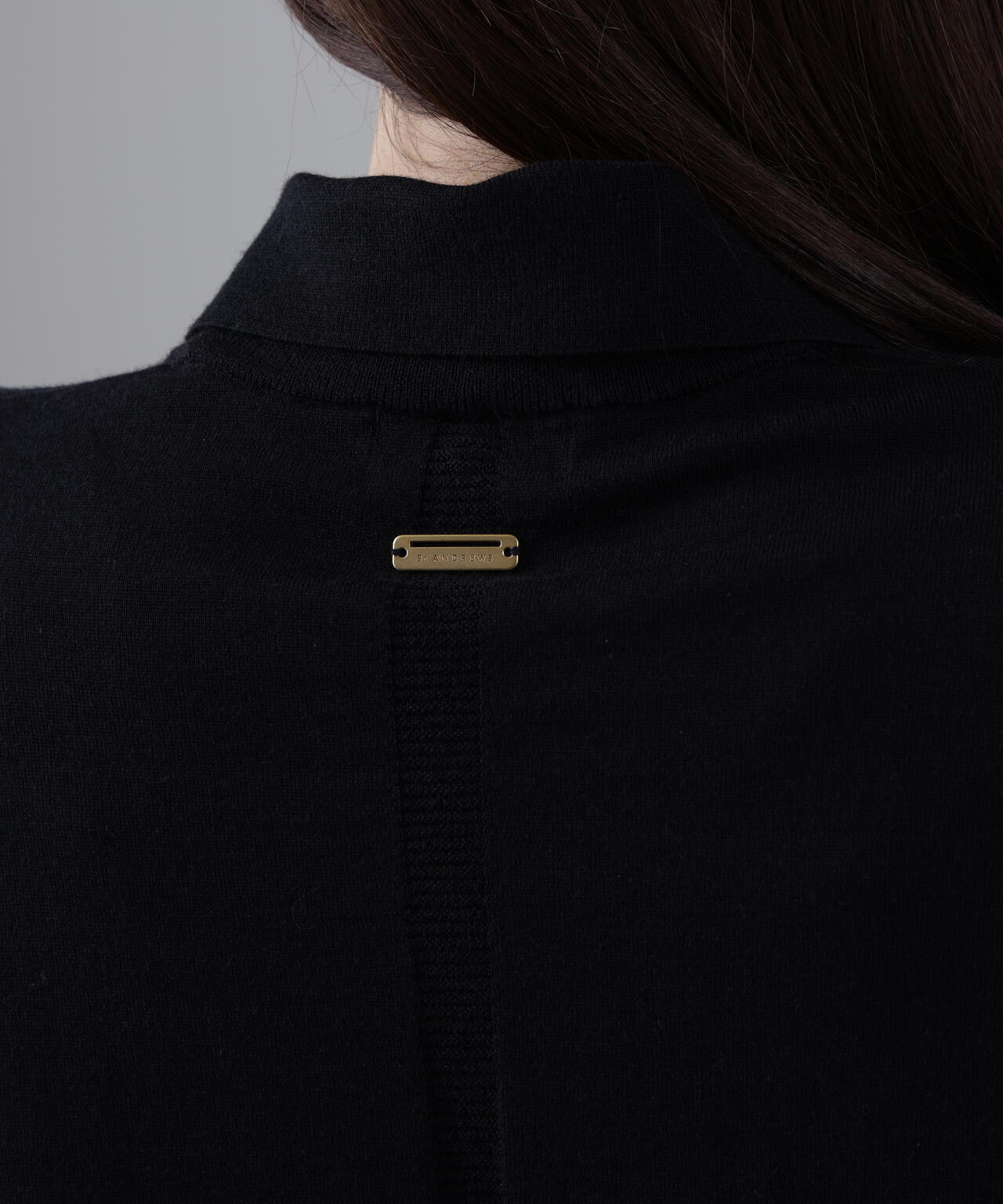 16G天竺襟付きクルーネックニットプルオーバー (WOMENS) | St