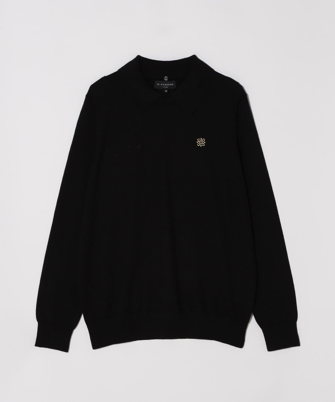 16G天竺襟付きクルーネックニットプルオーバー (WOMENS)