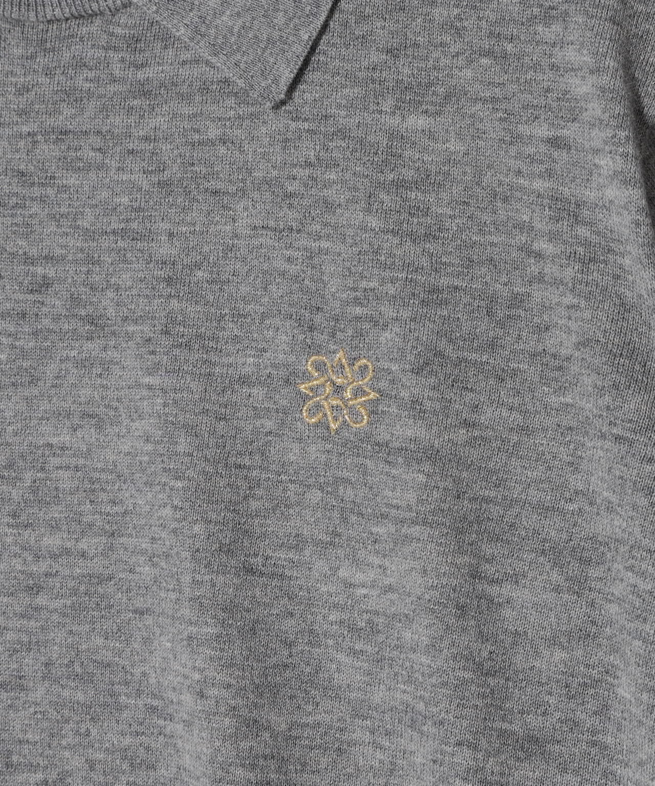 16G天竺襟付きクルーネックニットプルオーバー (WOMENS)