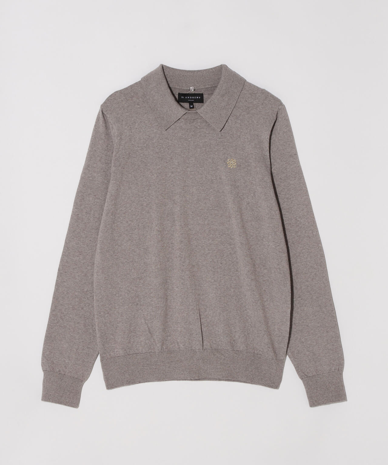 新品【G/Fore】MENS 長袖 クルーネックプルオーバーニット／グレー／XL ニット メンズ 秋 冬 クルーネック 長袖 ストレッチ