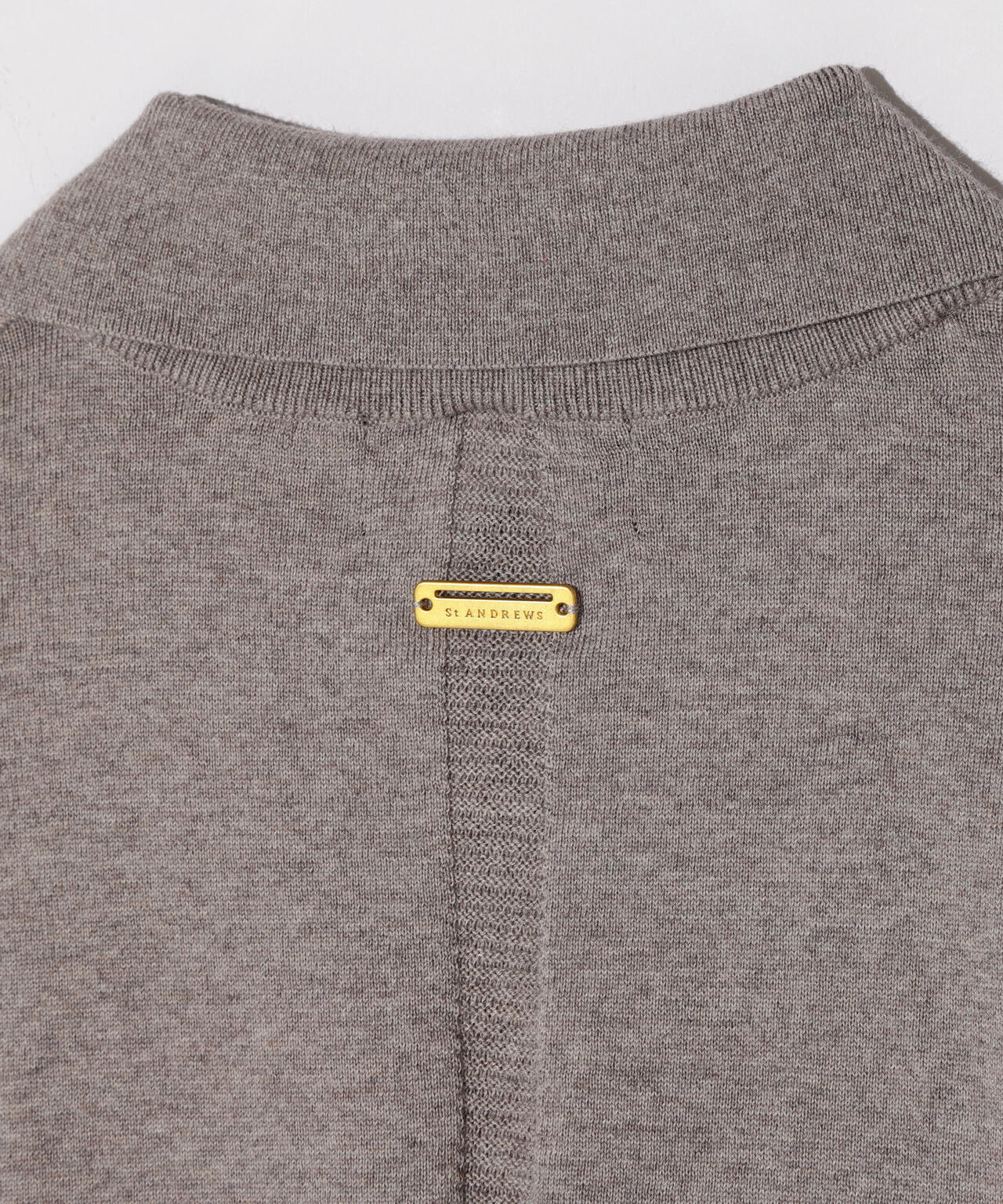 16G天竺襟付きクルーネックニットプルオーバー (WOMENS) | St ANDREWS