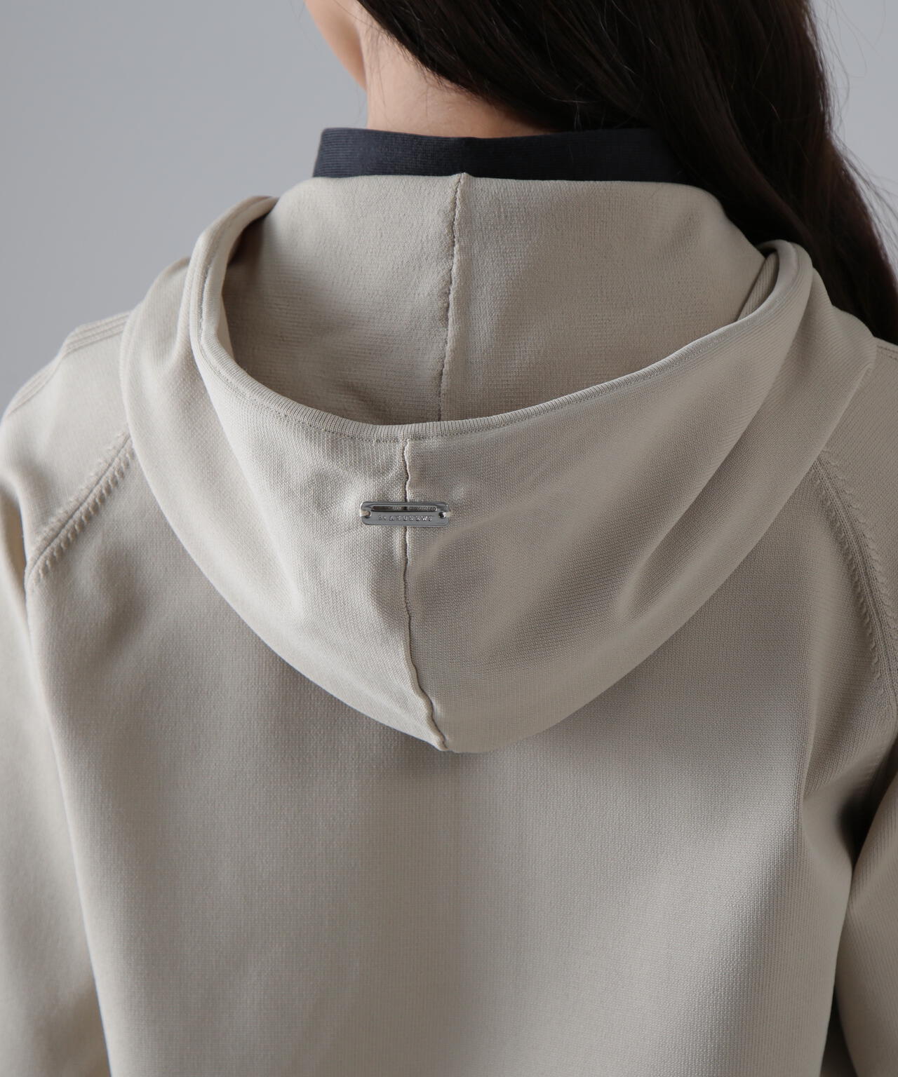 14G天竺×リブフルジップニットフーディ (WOMENS)