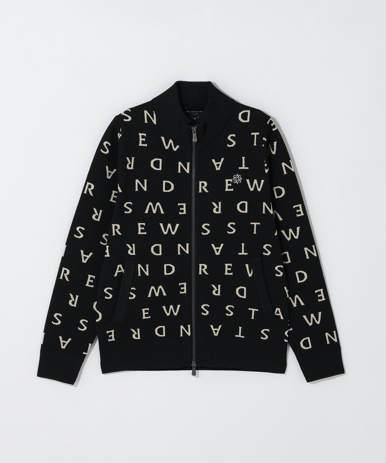 14Gロゴジャガードフルジップニット (WOMENS)