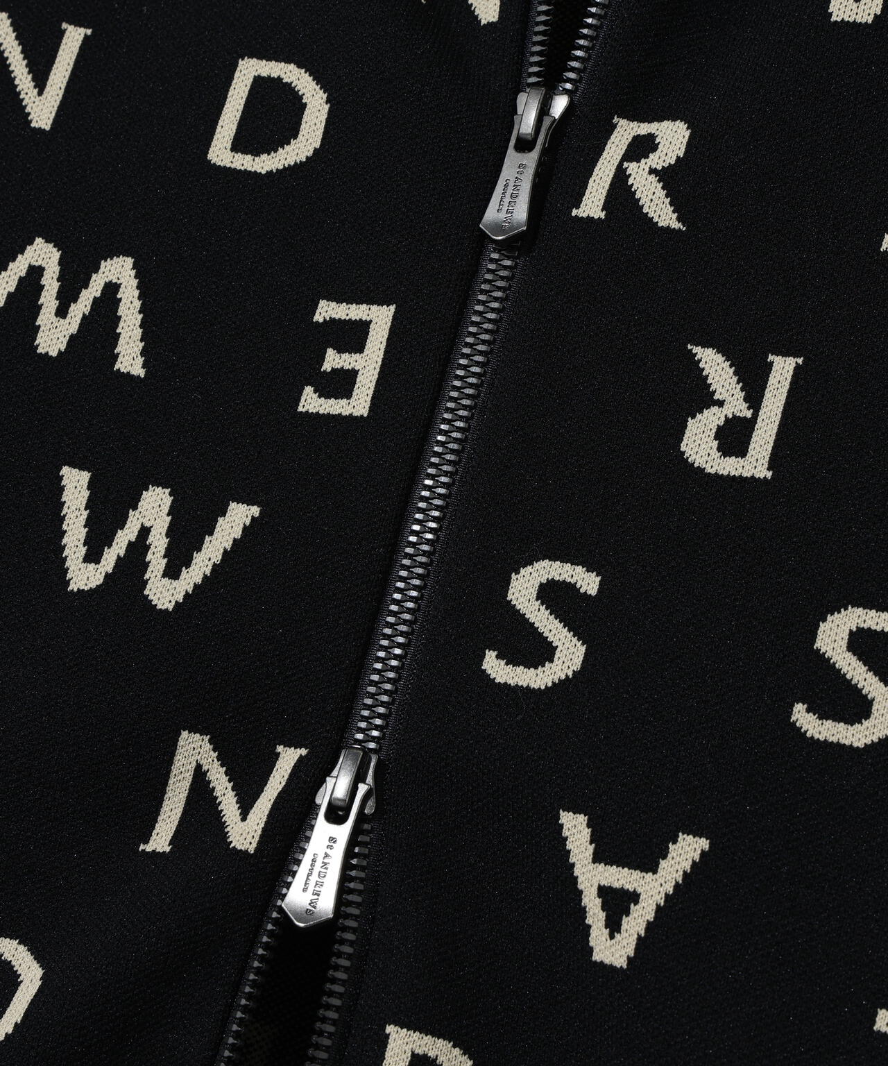 14Gロゴジャガードフルジップニット (WOMENS)