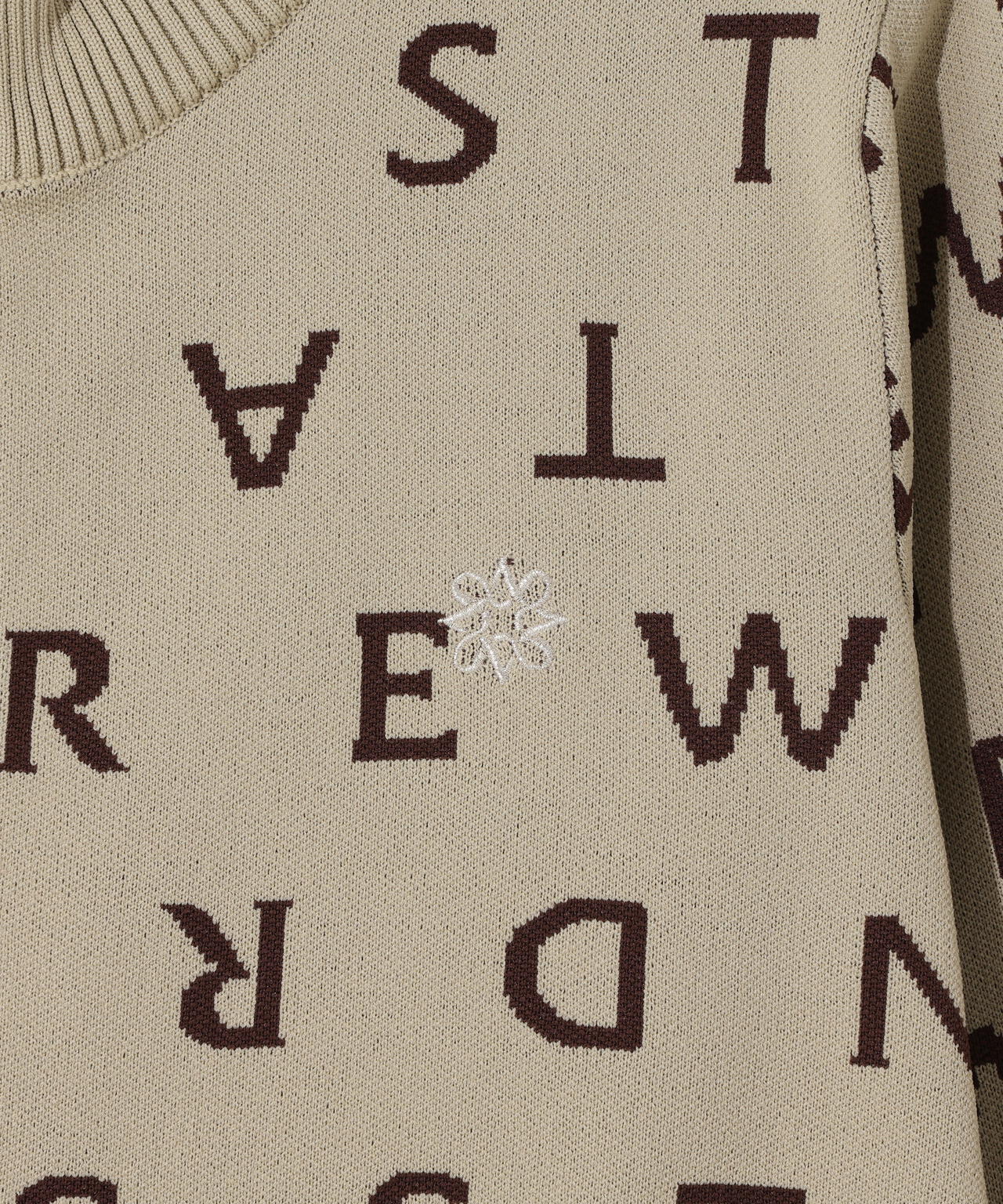 14Gロゴジャガードフルジップニット (WOMENS)