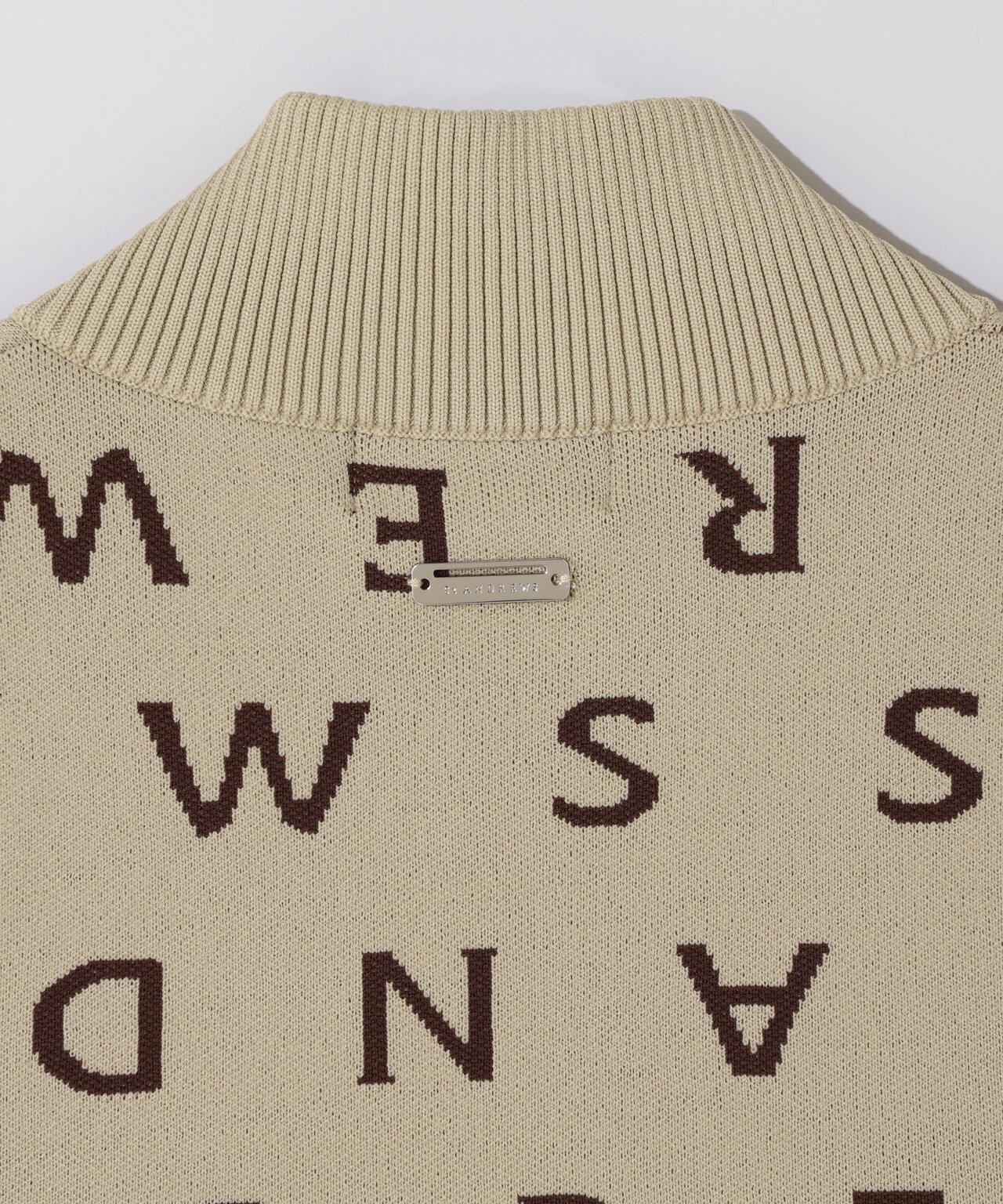 14Gロゴジャガードフルジップニット (WOMENS) | St ANDREWS