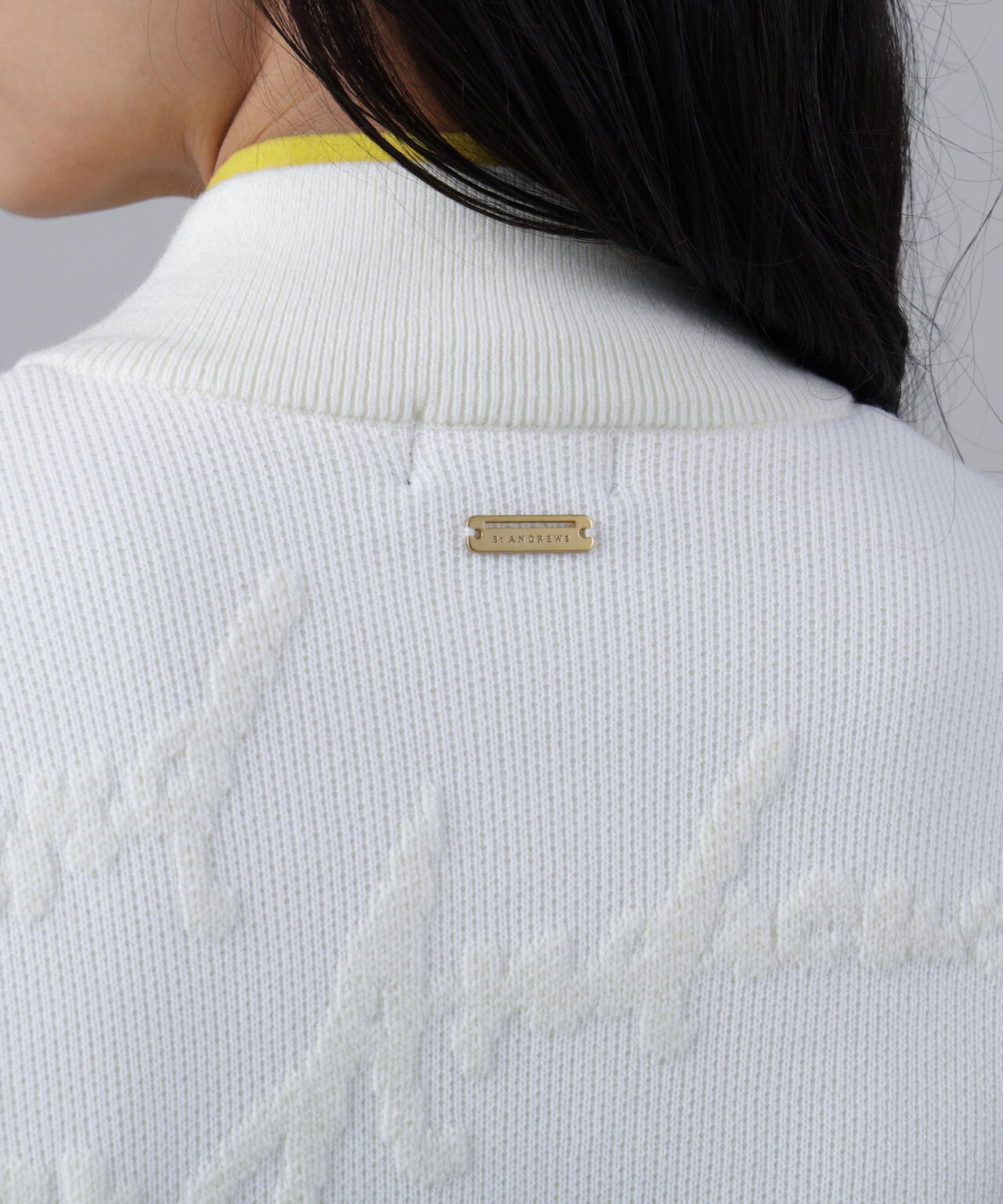 7Gランダムロゴジャガードニットブルゾン (WOMENS)