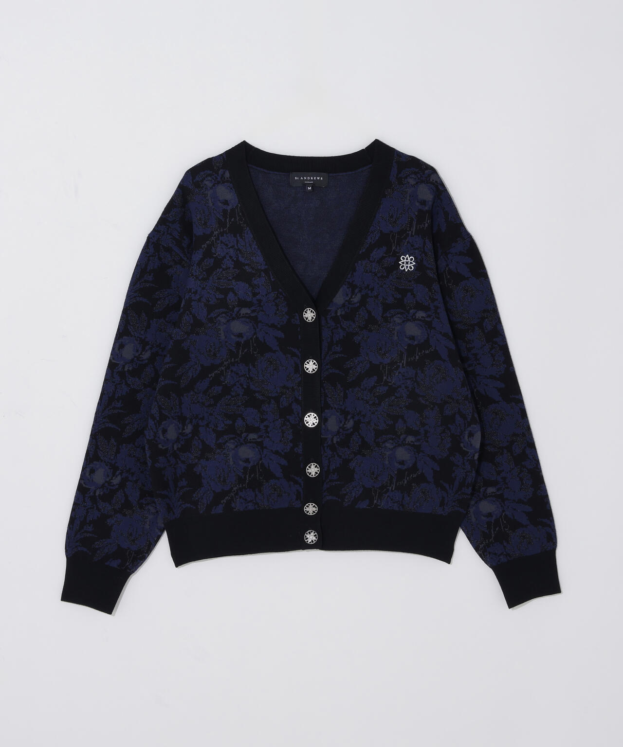 16Gボニースコットランドジャガードニットカーディガン (WOMENS) | St