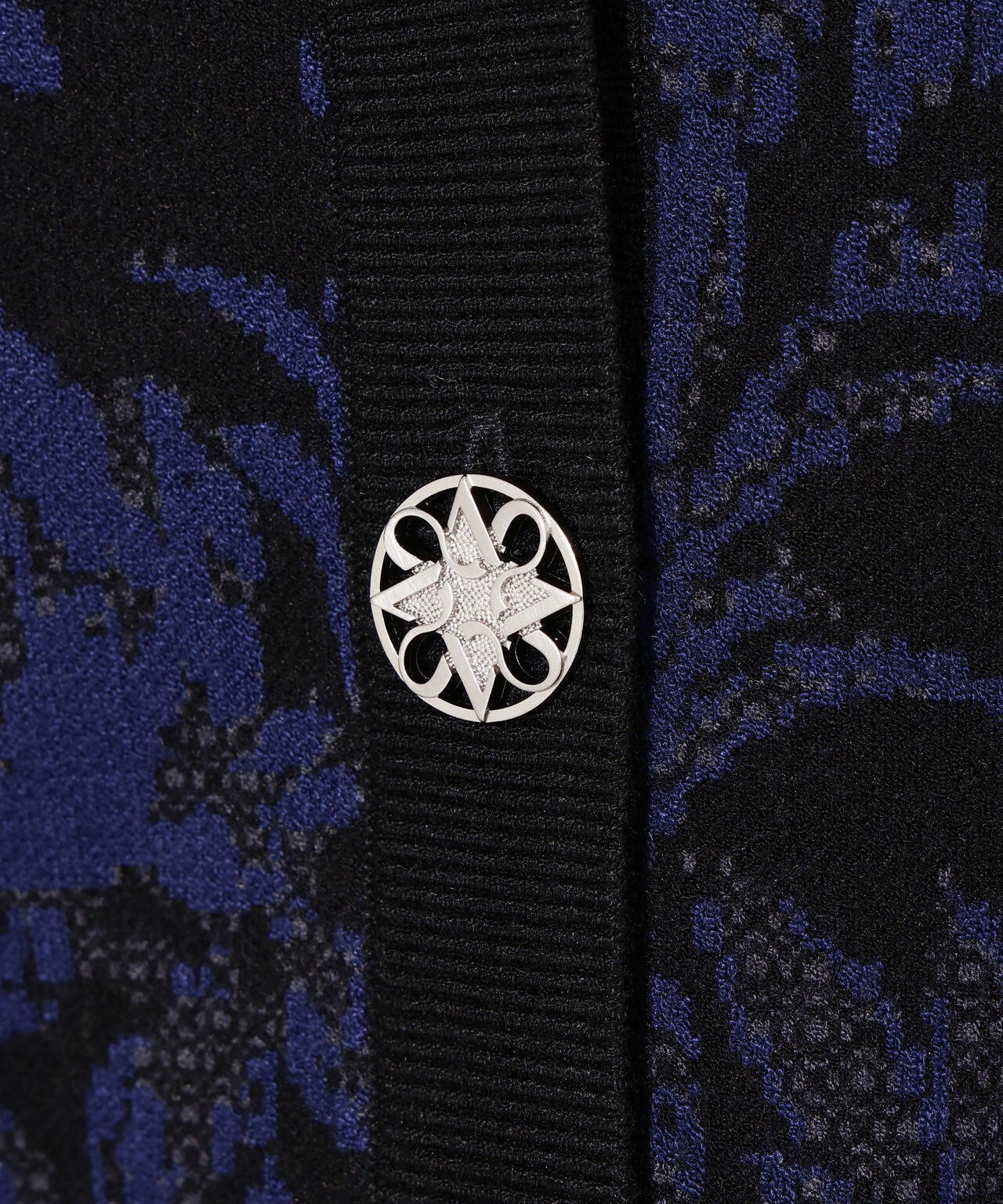 16Gボニースコットランドジャガードニットカーディガン (WOMENS)