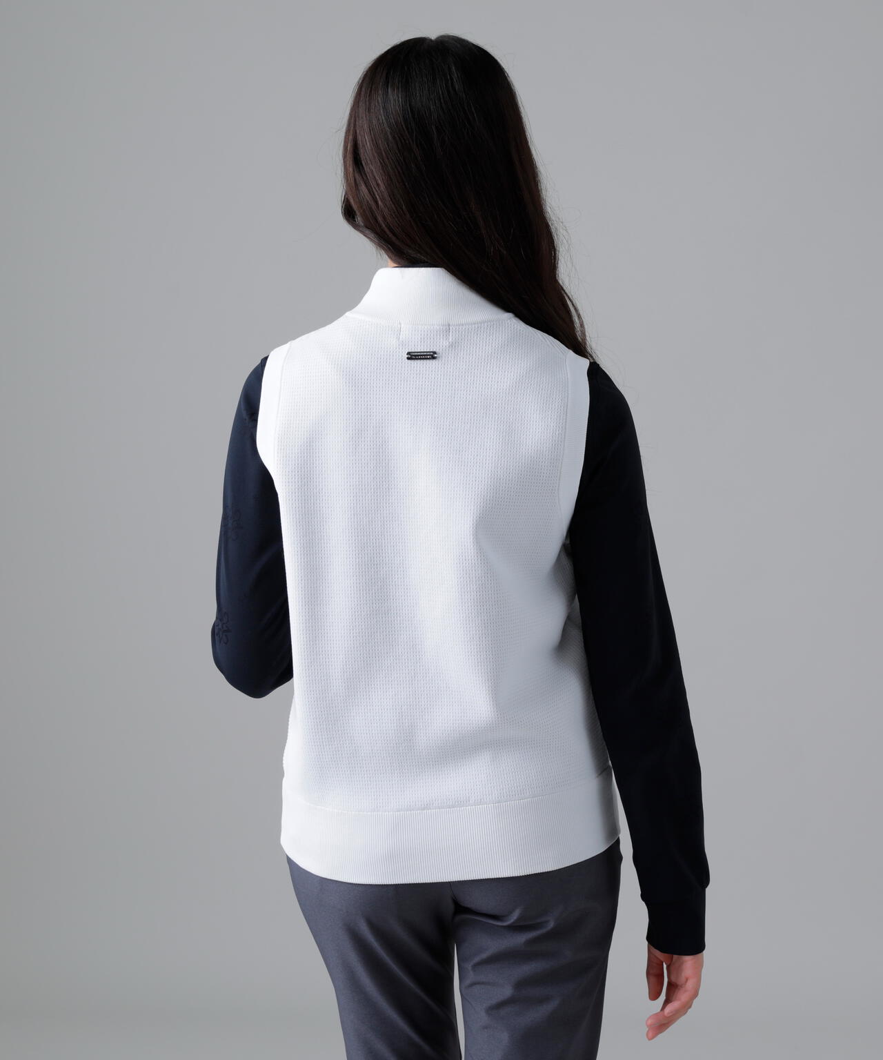 14Gフルジップアップニットベスト (WOMENS)