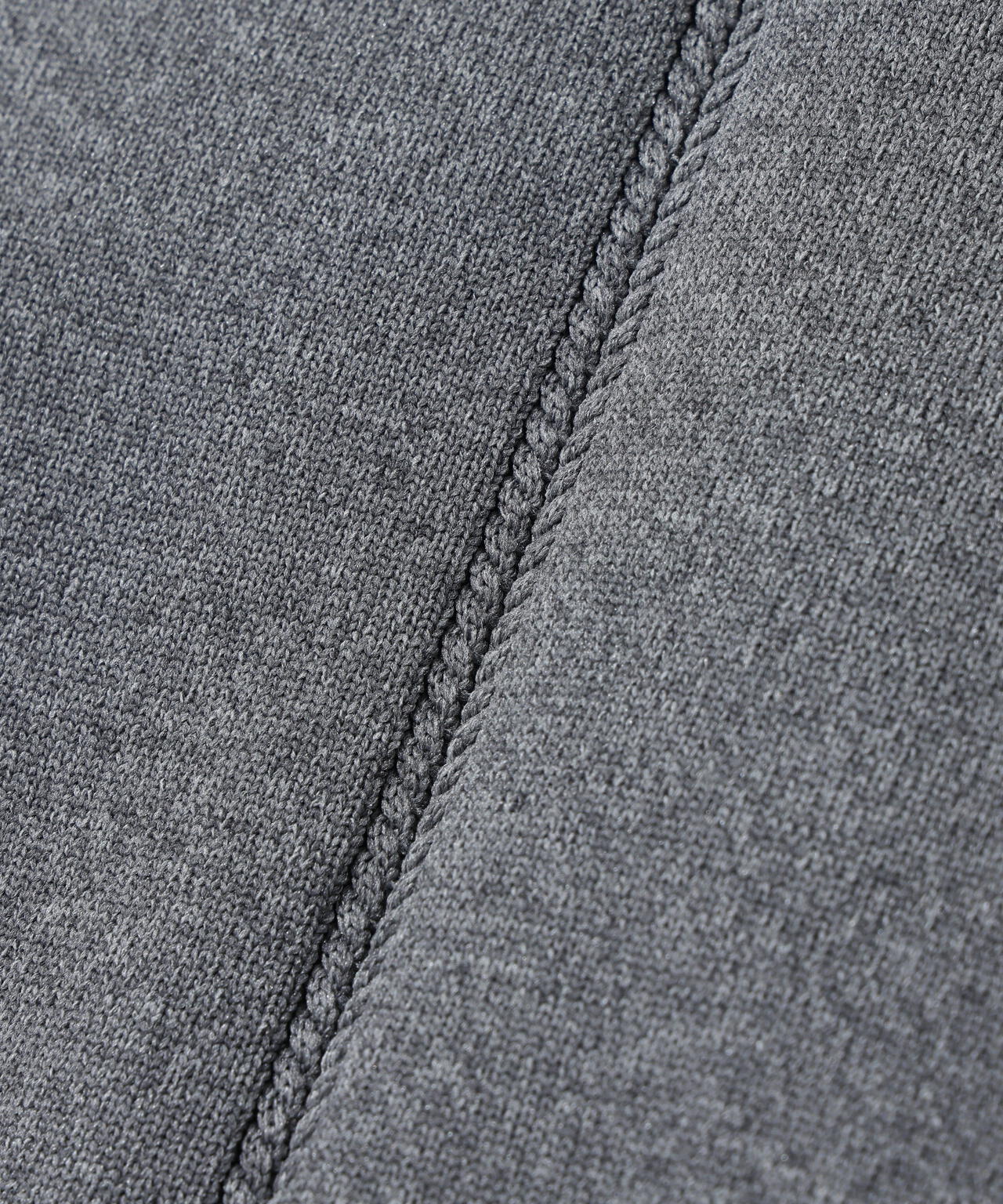 14G天竺×ケーブル Vネックニットベスト (WOMENS)