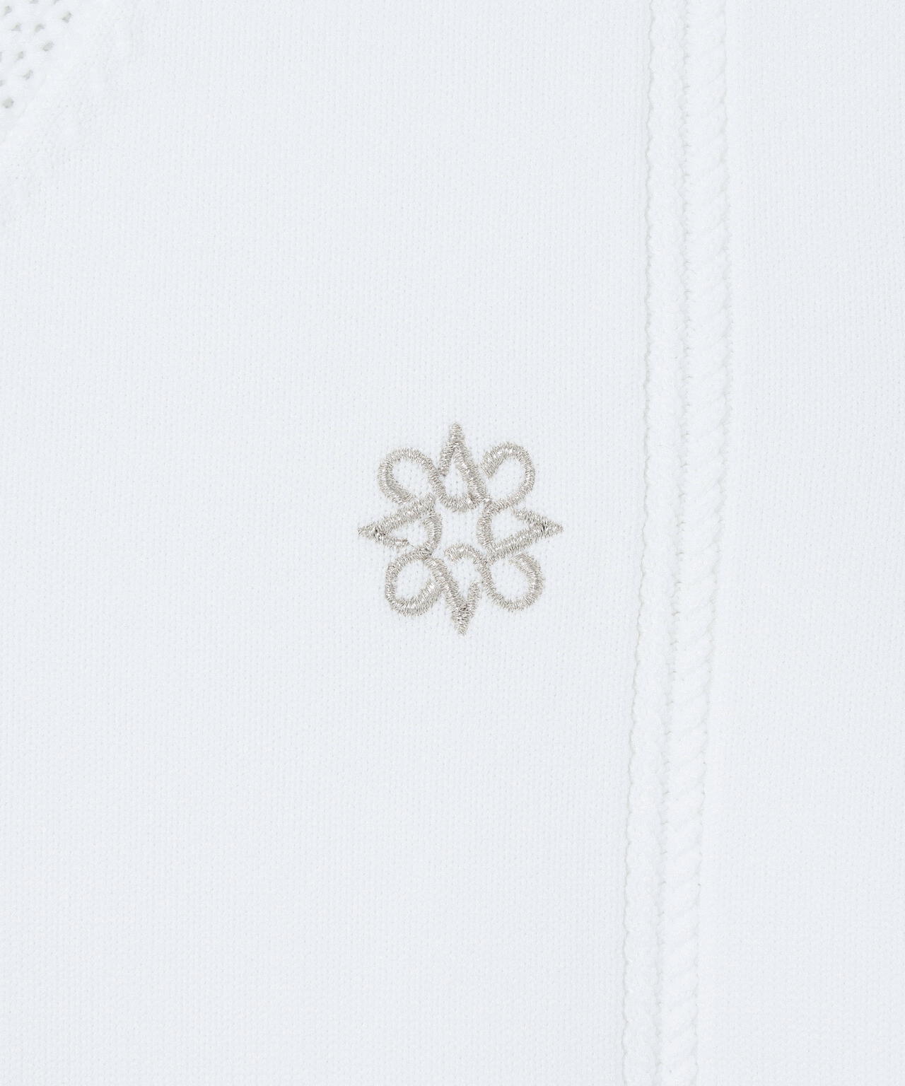 14G天竺×ケーブル Vネックニットベスト (WOMENS)