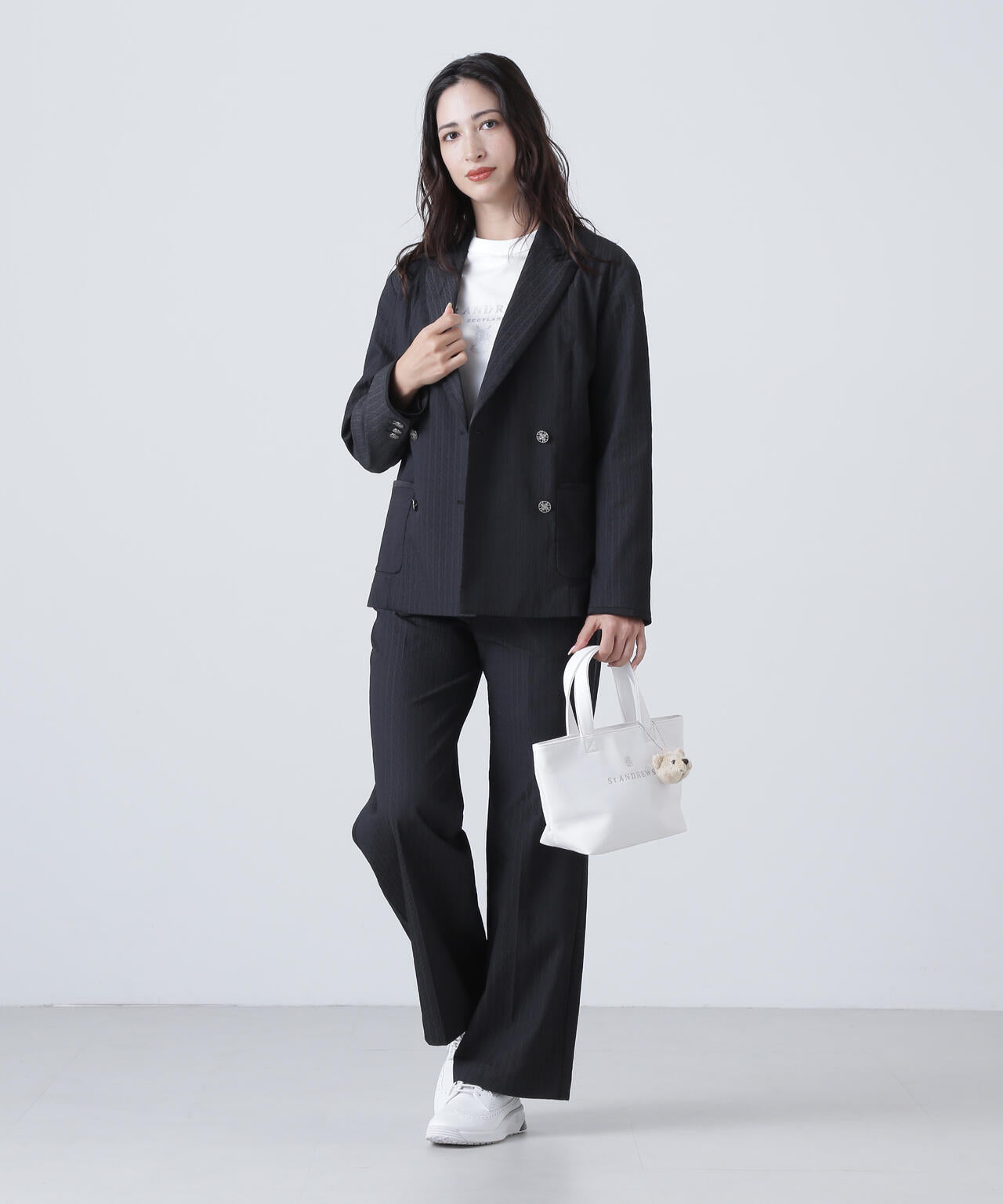 ドットサークルジャガードジャケット (WOMENS) | St ANDREWS（セント