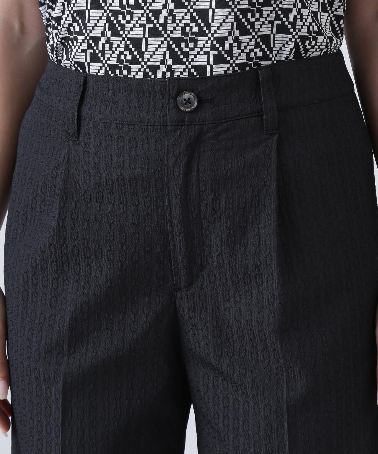 ドットサークルジャガードパンツ (WOMENS)