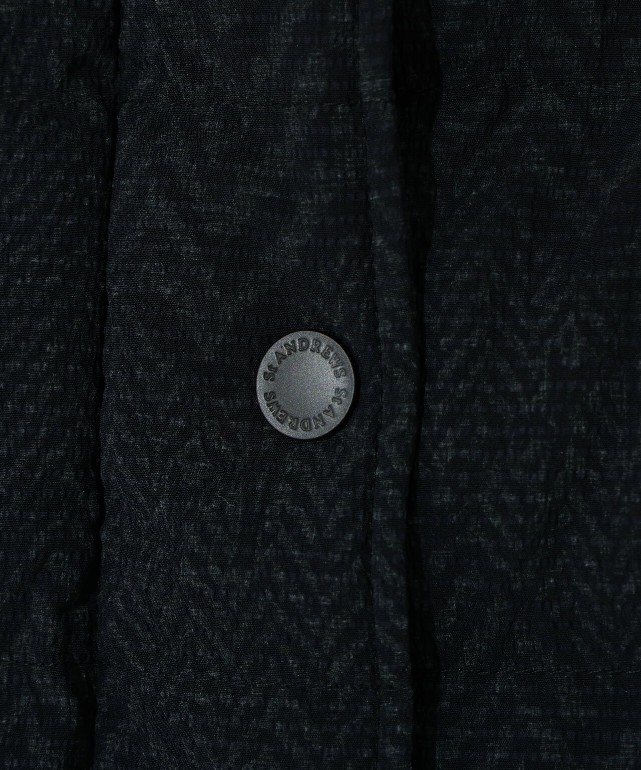 ヘリンボーンプリント中綿キルトブルゾン (WOMENS)