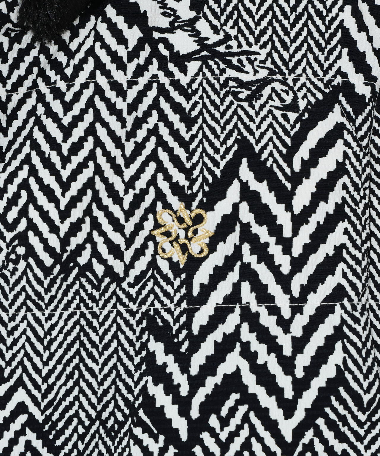 ヘリンボーンプリント中綿キルトブルゾン (WOMENS) | St ANDREWS