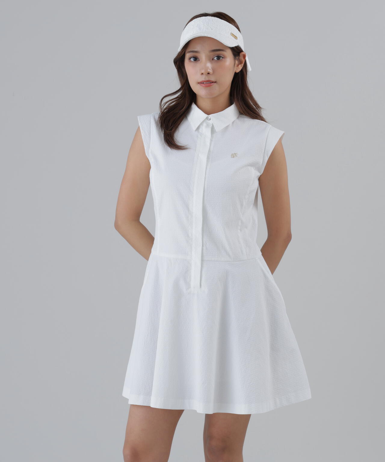 ストレッチ】ドビーサッカーワンピース (WOMENS) | St ANDREWS（セント