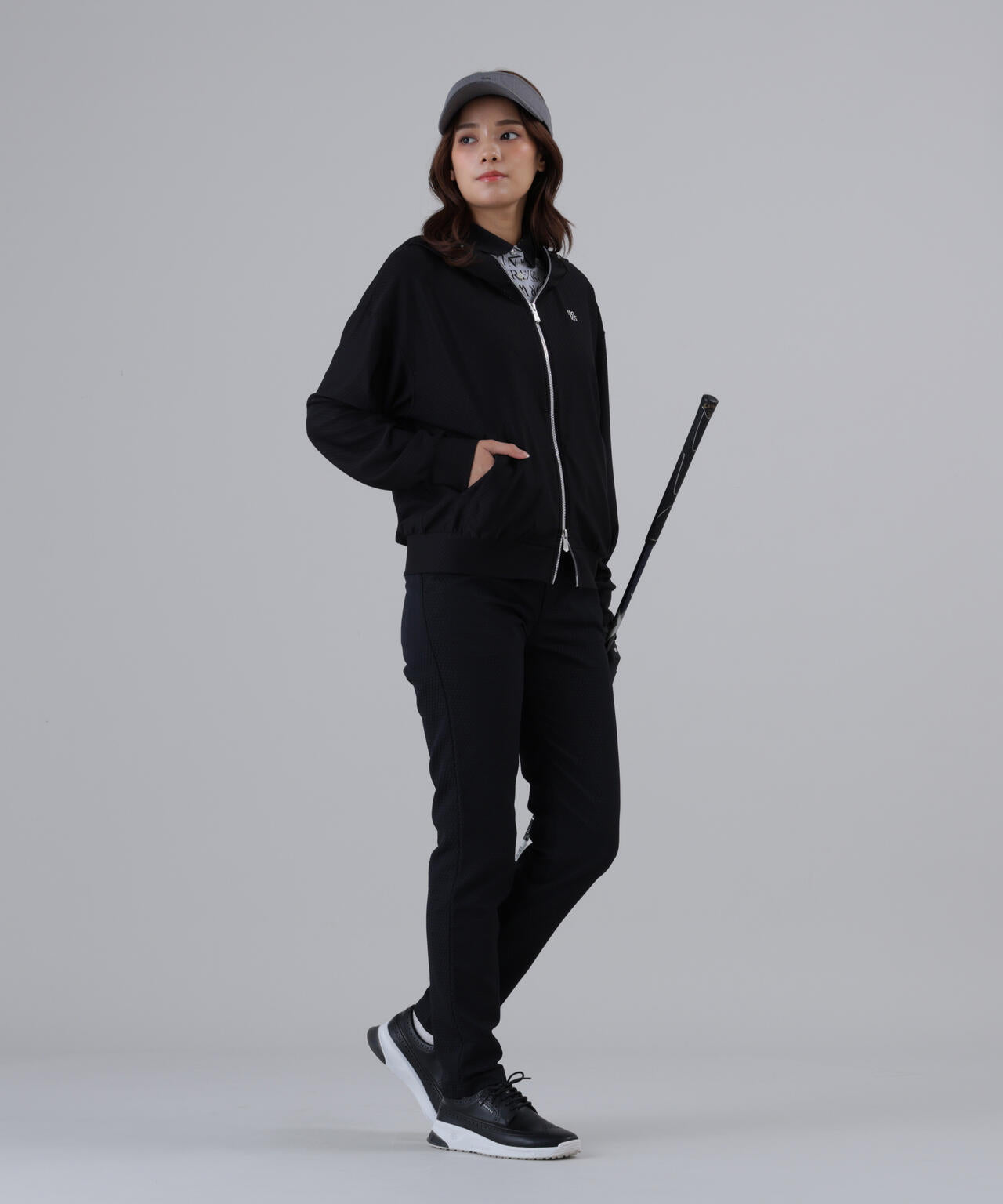 【ストレッチ】サークルジャガードパンツ (WOMENS)