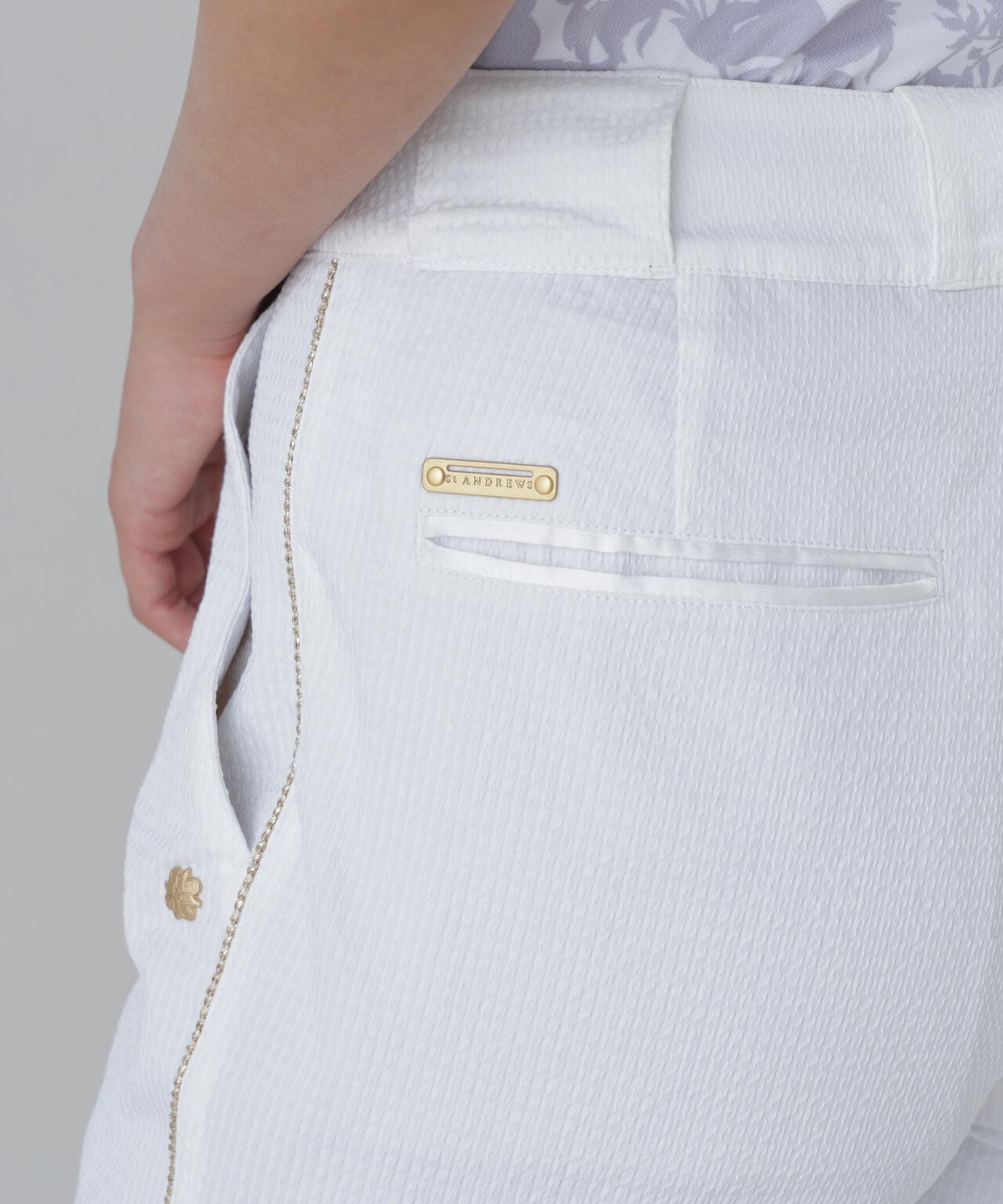 ストレッチ】ドビーサッカーパンツ (WOMENS) | St ANDREWS（セント