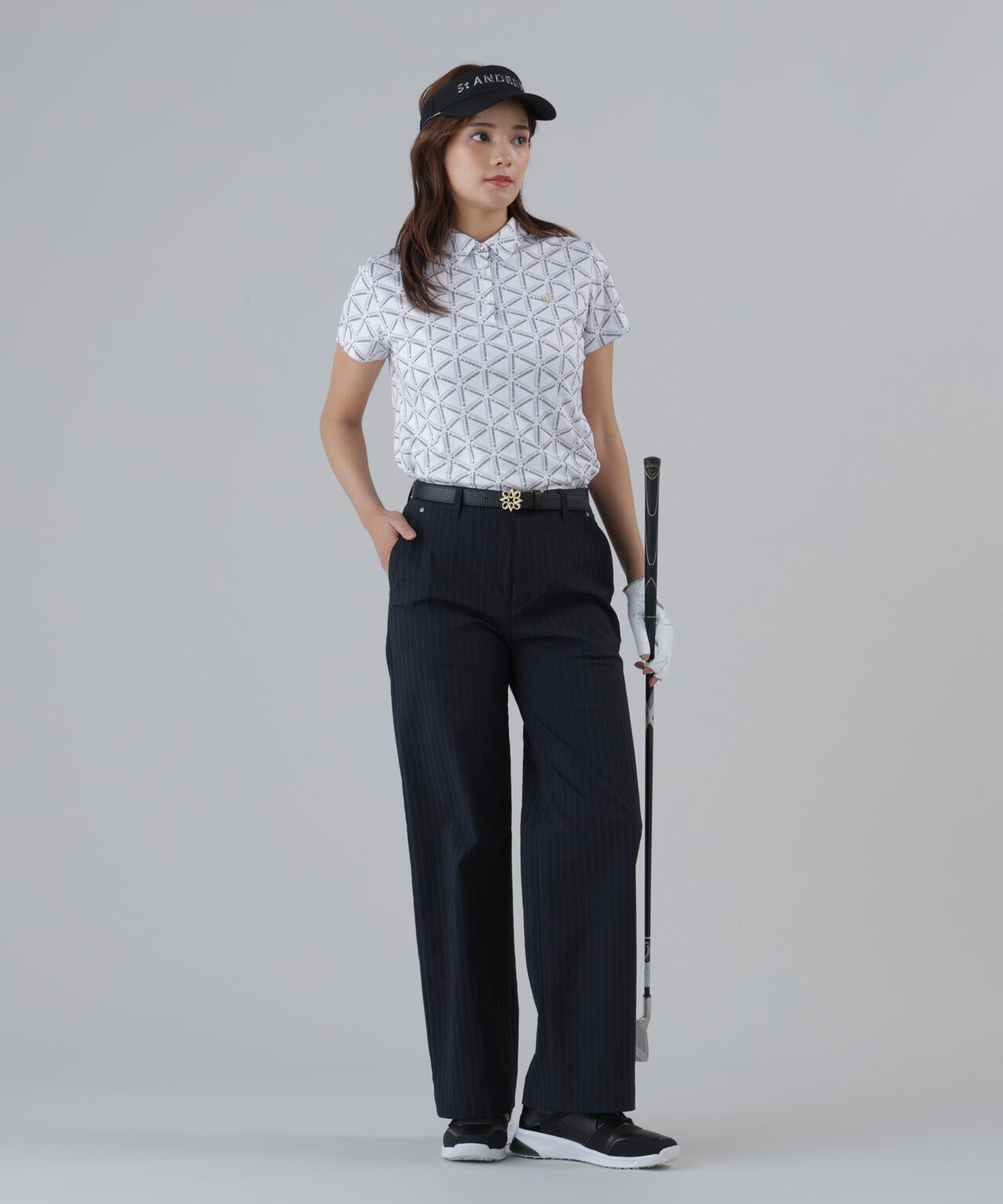 ストレッチ】ドビーストライプパンツ (WOMENS) | St ANDREWS（セント