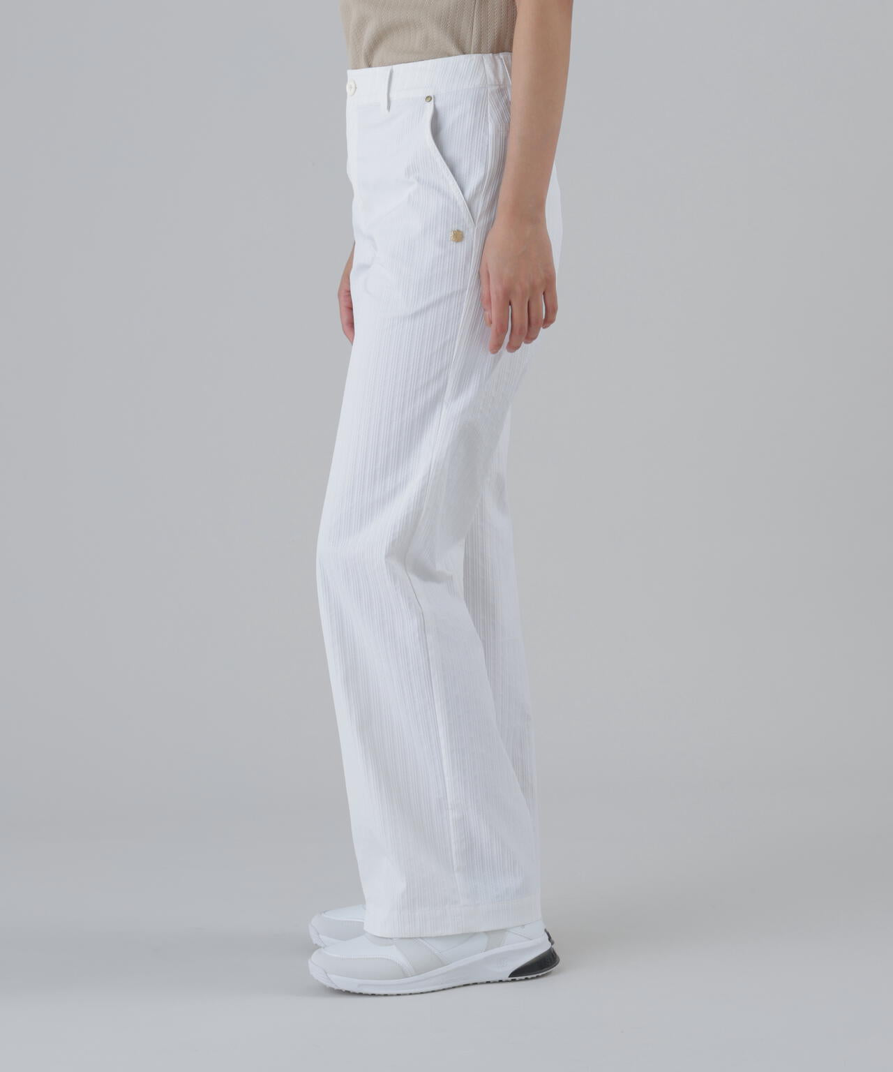 ストレッチ】ドビーストライプパンツ (WOMENS) | St ANDREWS（セント